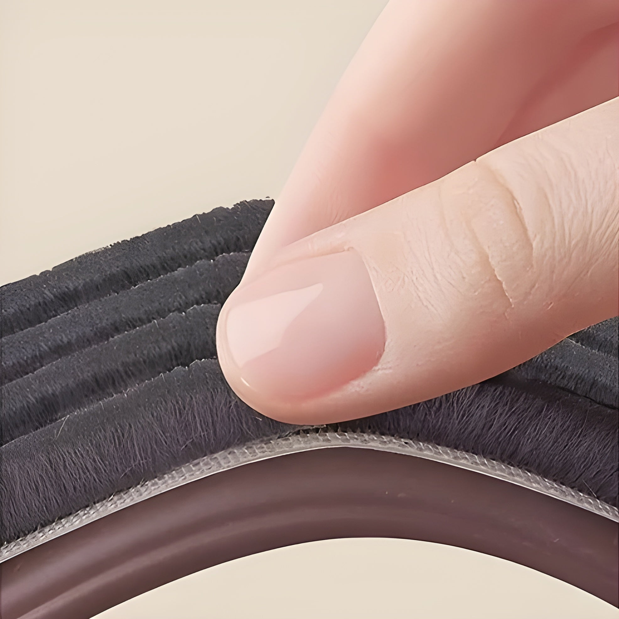Türdichtungsstreifen aus Polyester – Verstellbar & Zugluftdicht | Ideal gegen Kälte und Wind - Wohnzubehör