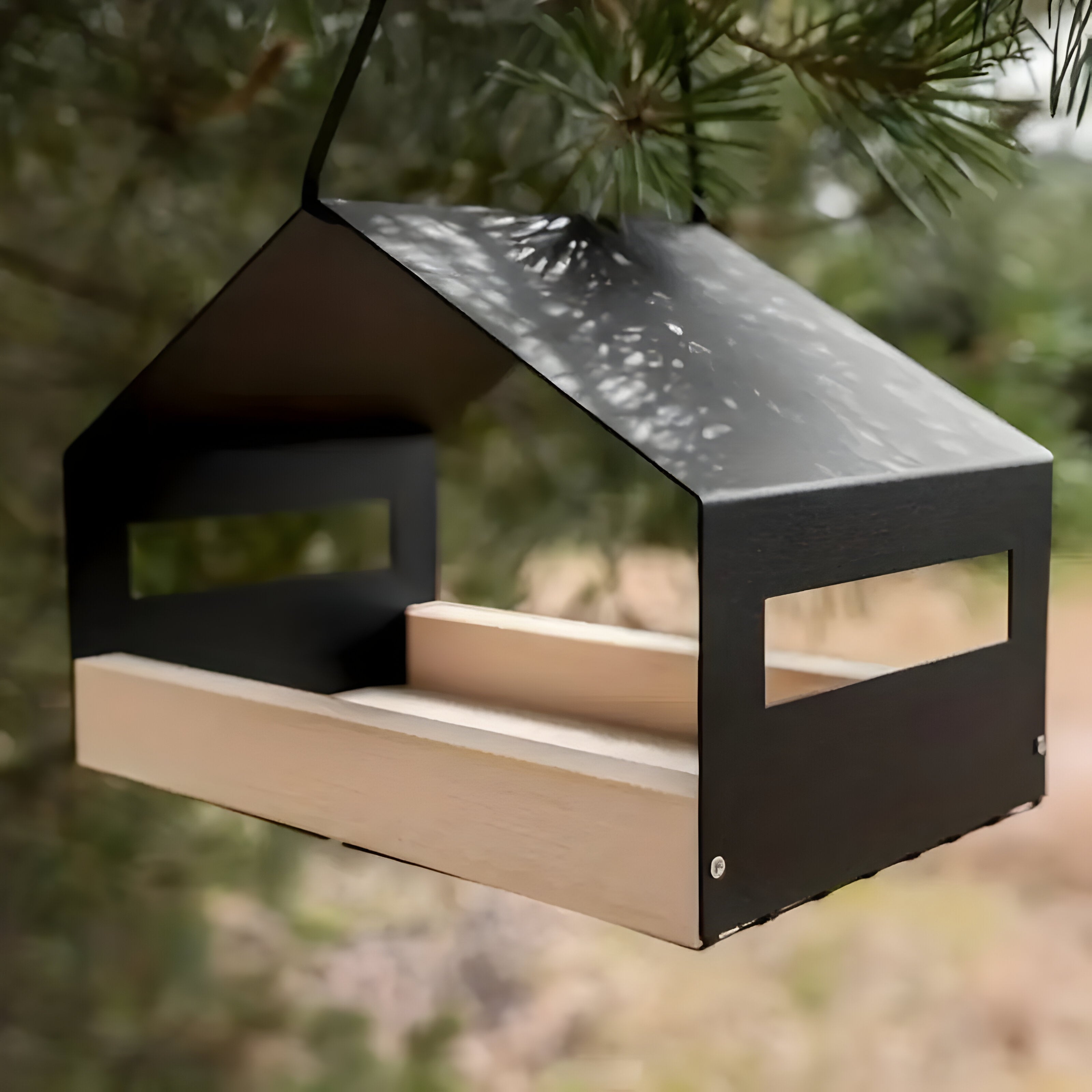 TweetWood Nest – Elegantes Hängendes Vogelhaus - Wohnzubehör