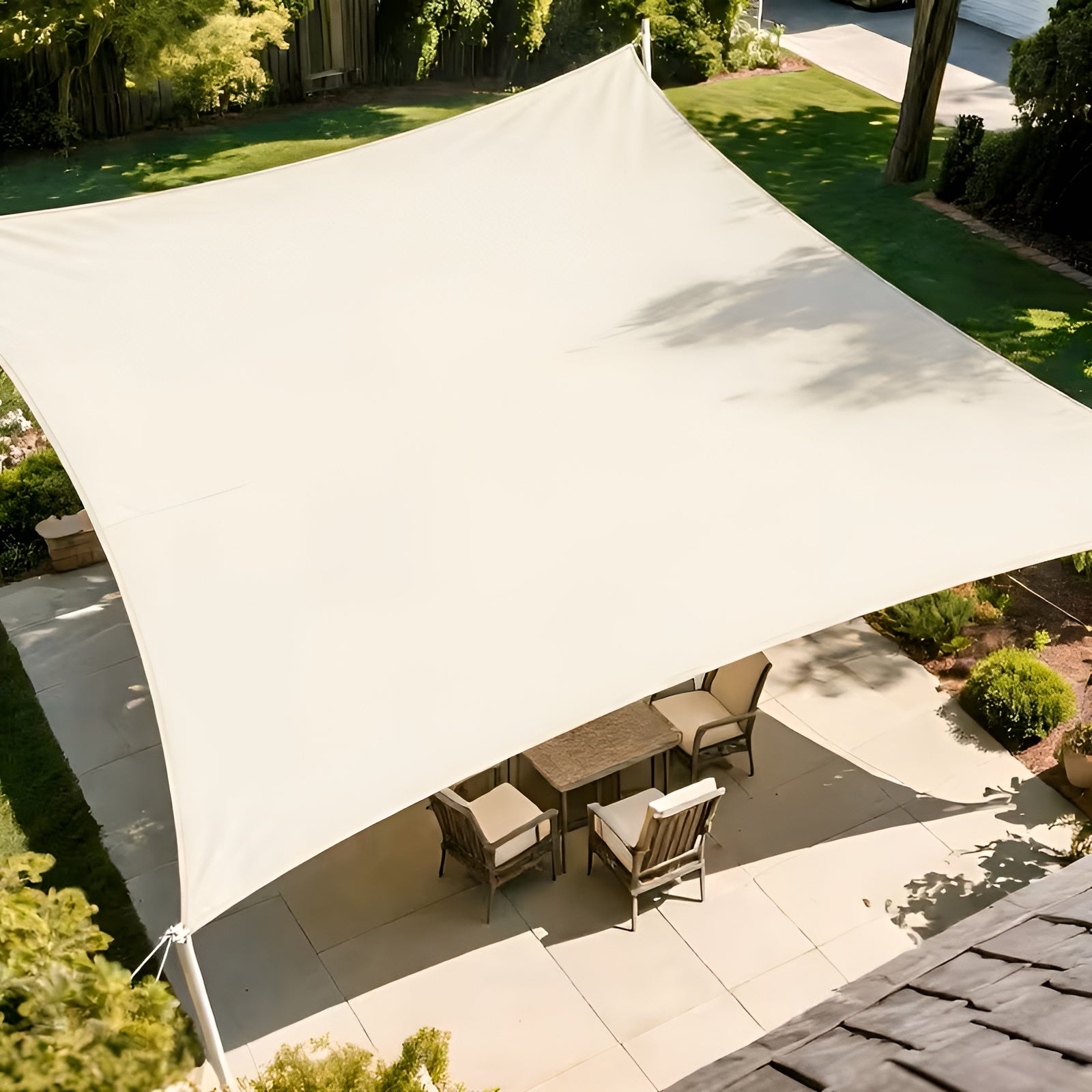 UV-beständiges Sonnensegel – Wasserdicht Windfest & Ideal für Terrasse Garten und Balkon - Sonnenschirm