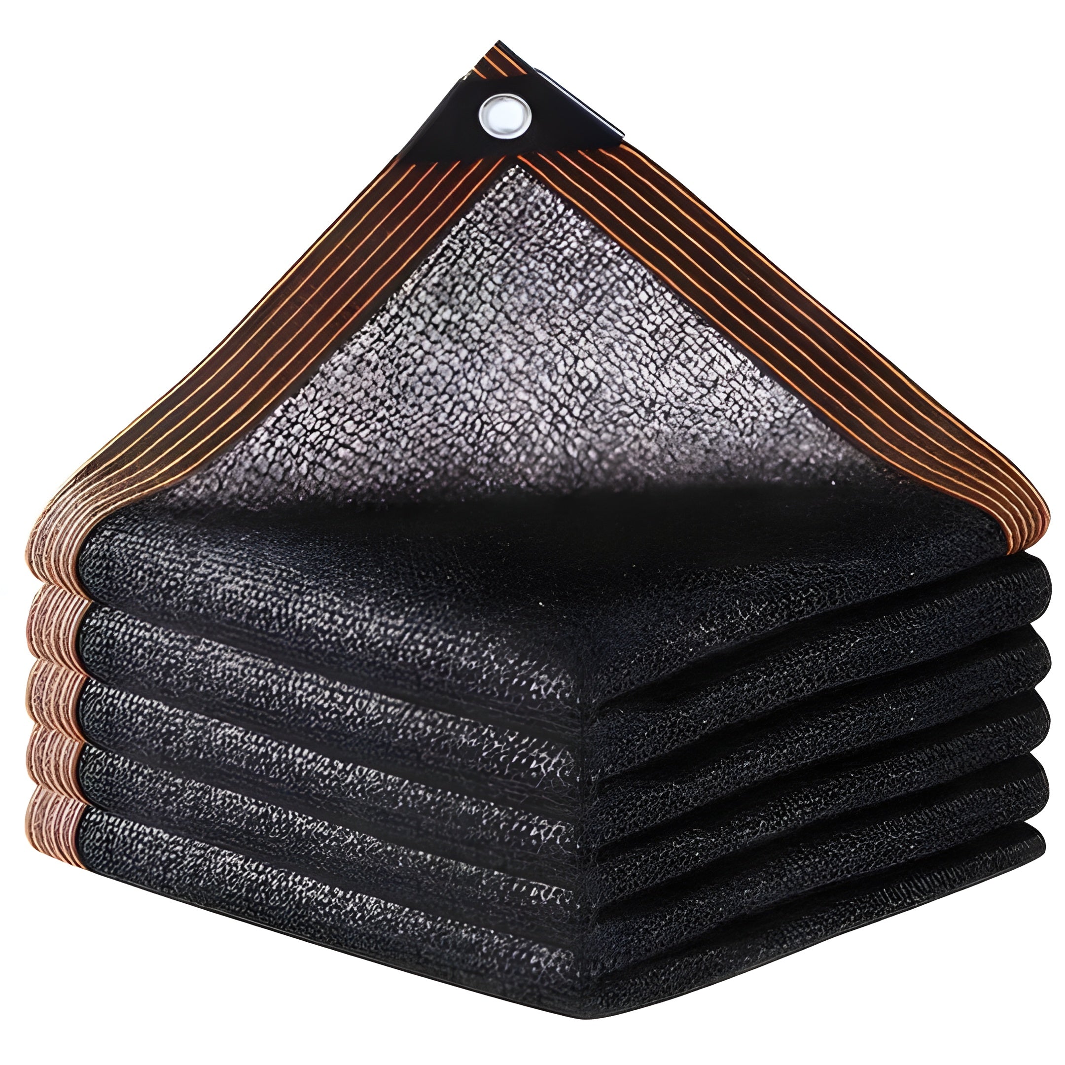 UV-Schutznetz – Wetterfester Sonnen- und Sichtschutz für Garten Terrasse & Außenbereiche - Schwarz / 2x2cm - Schatten