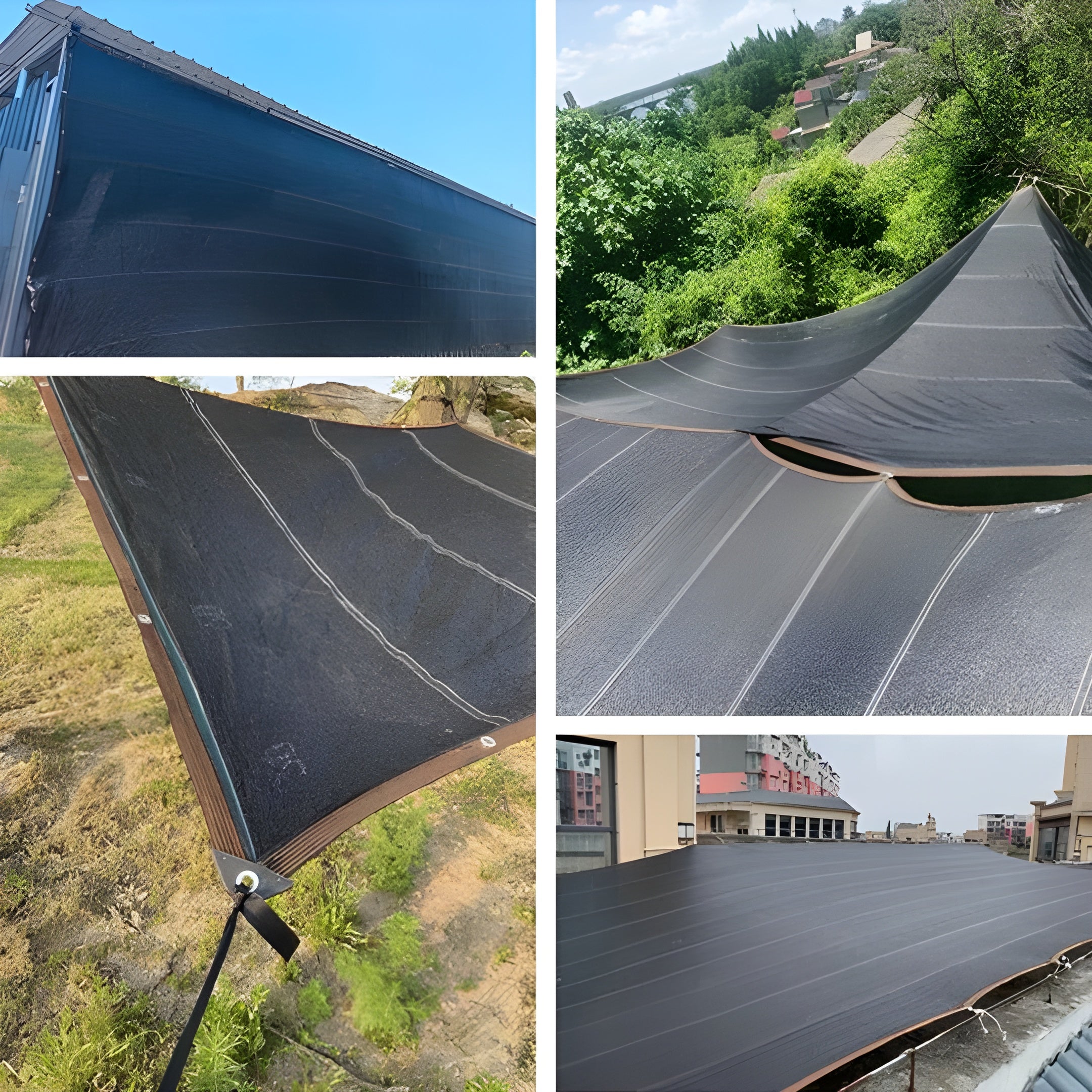 UV-Schutznetz – Wetterfester Sonnen- und Sichtschutz für Garten Terrasse & Außenbereiche - Schatten