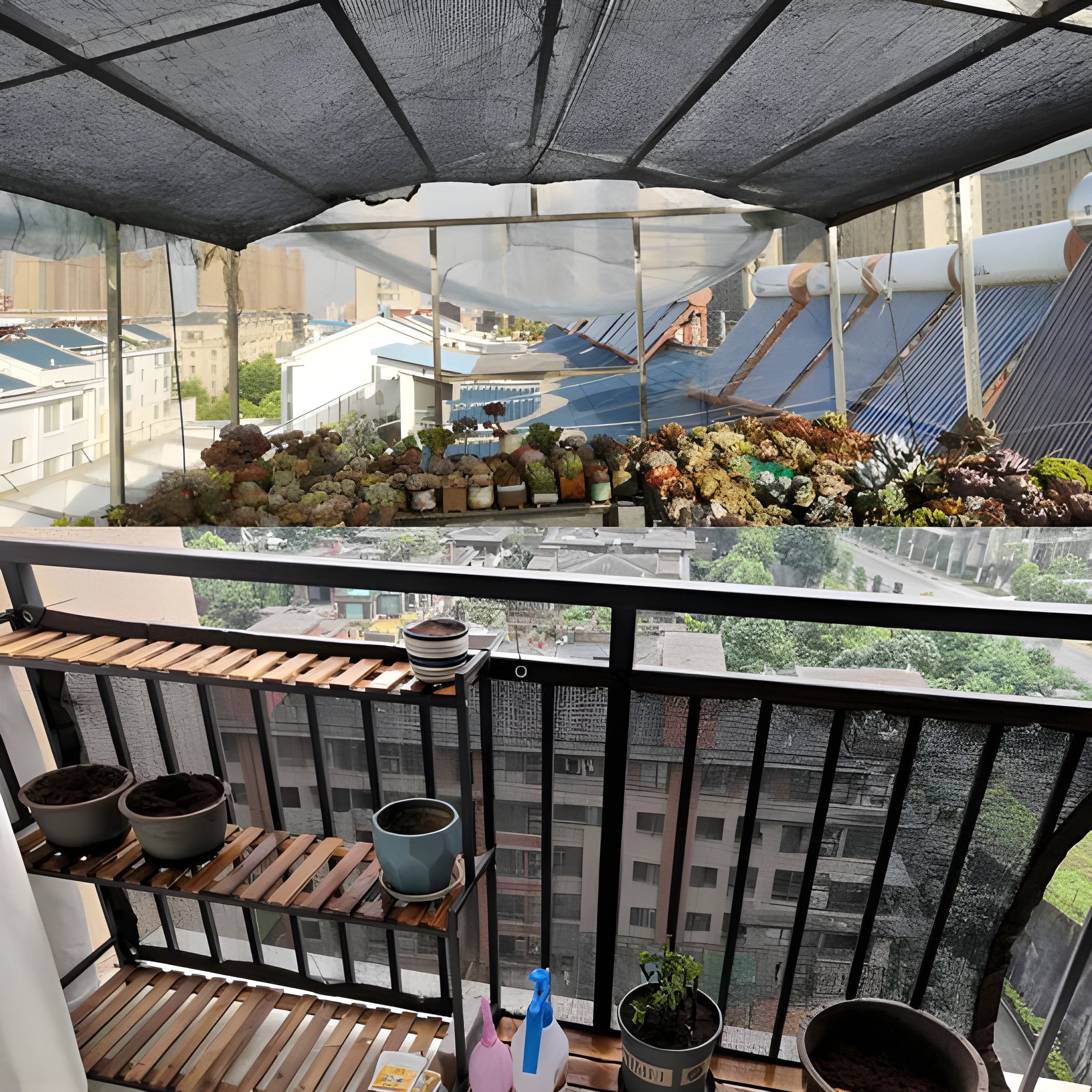 UV-Schutznetz – Wetterfester Sonnen- und Sichtschutz für Garten Terrasse & Außenbereiche - Schatten