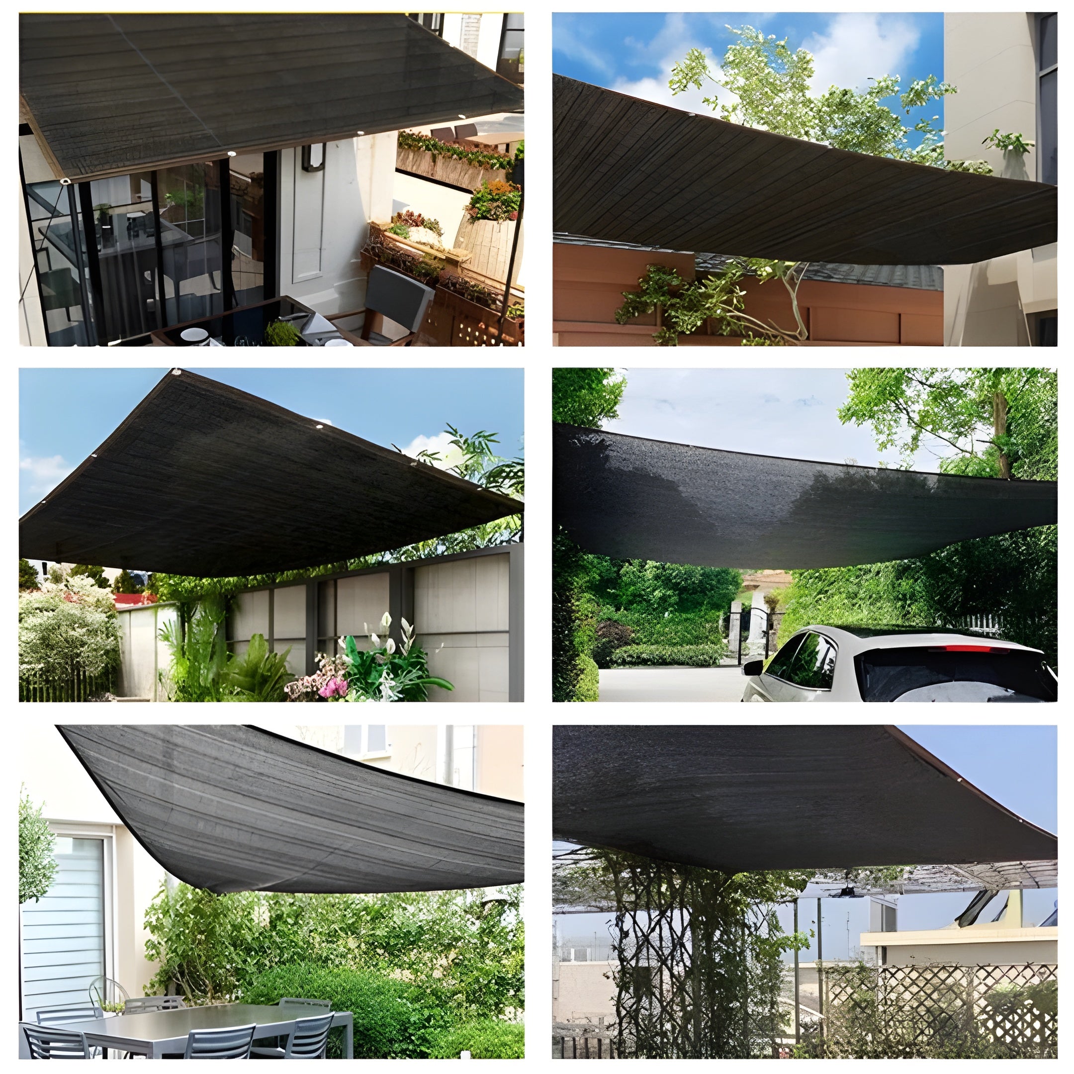 UV-Schutznetz – Wetterfester Sonnen- und Sichtschutz für Garten Terrasse & Außenbereiche - Schatten