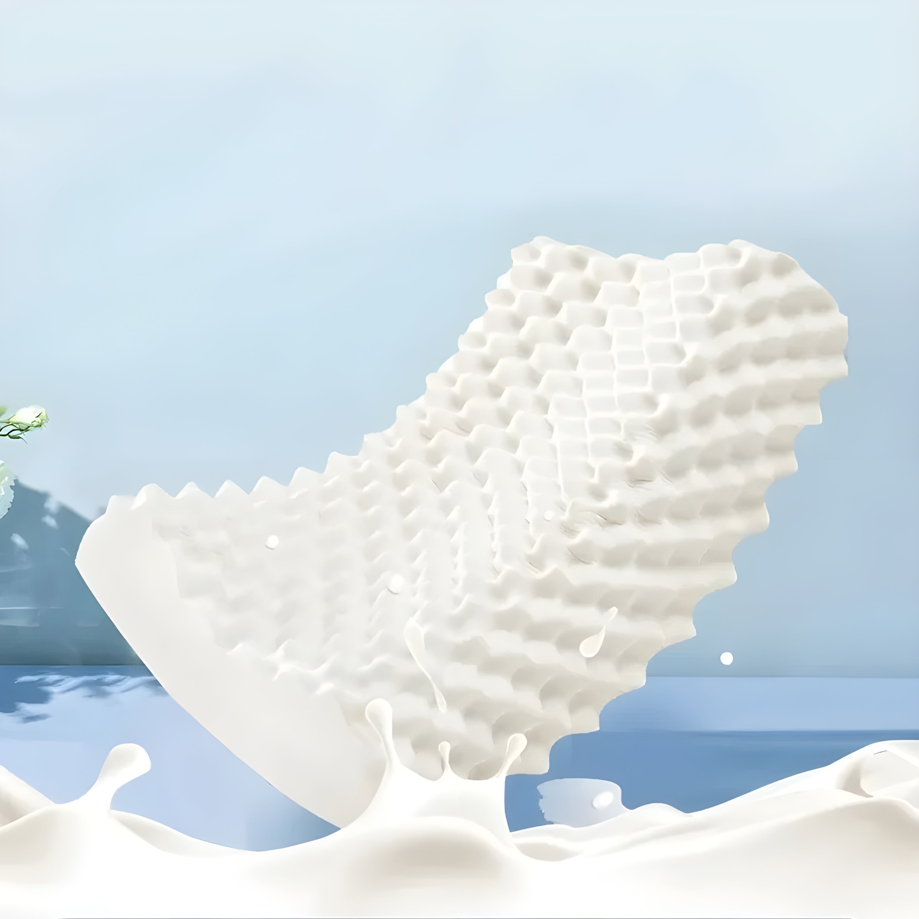 Thailändische Naturlatex-Nackenkissen – Ergonomisch und Atmungsaktiv | Perfekt für Einen Erholsamen Schlaf