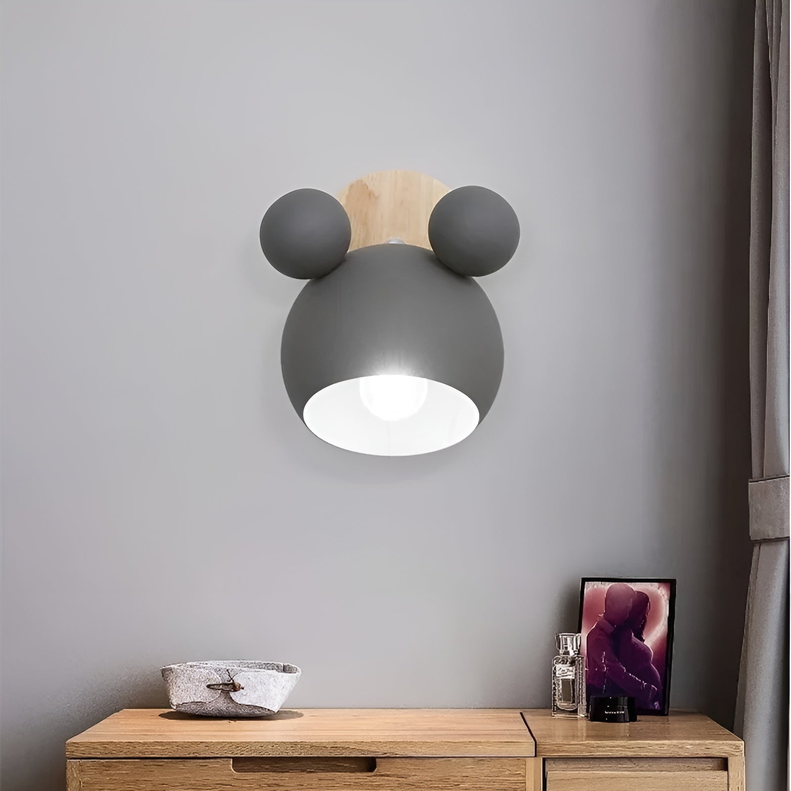 Wandleuchte im Mickey-Design – Dekorativ und Modern | Perfekt für Kinderzimmer & Wohnzimmer