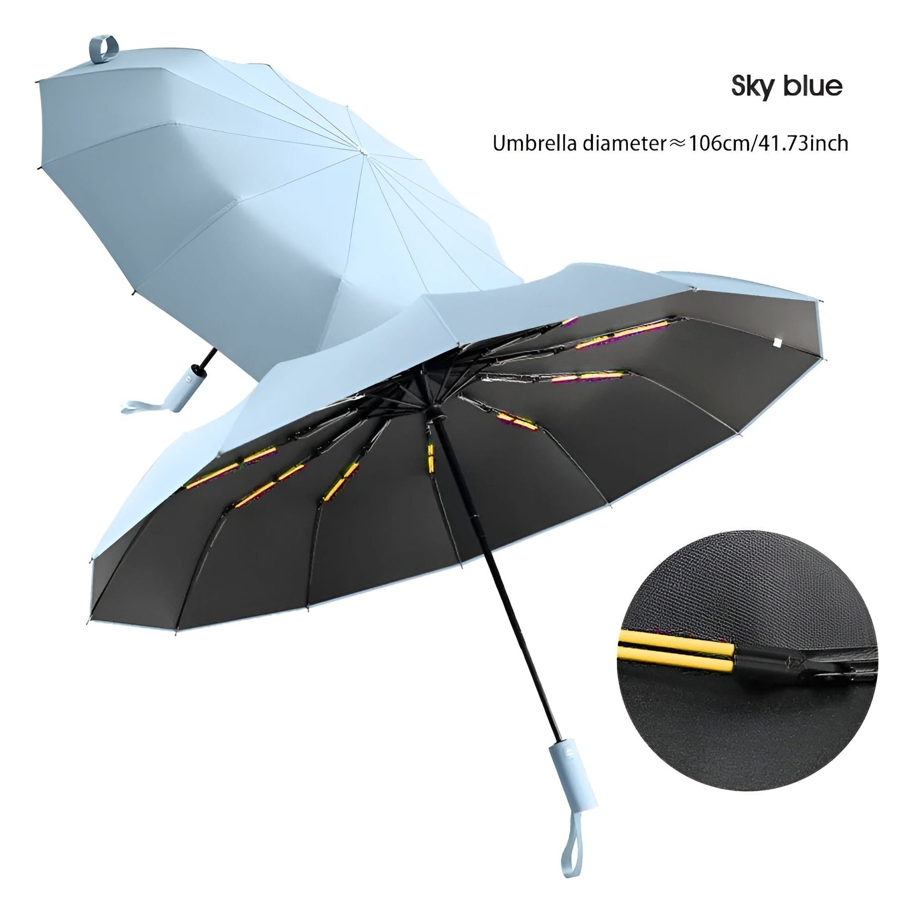 StormGuard Regenschirm - Robuster UV-Schutz Faltbarer Regenschirm Elegare