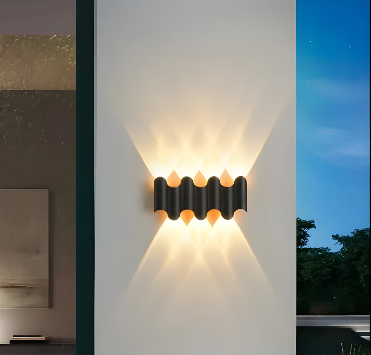 VerandaShine Light – Moderne wasserdichte Außenwandleuchte - Wandlampe