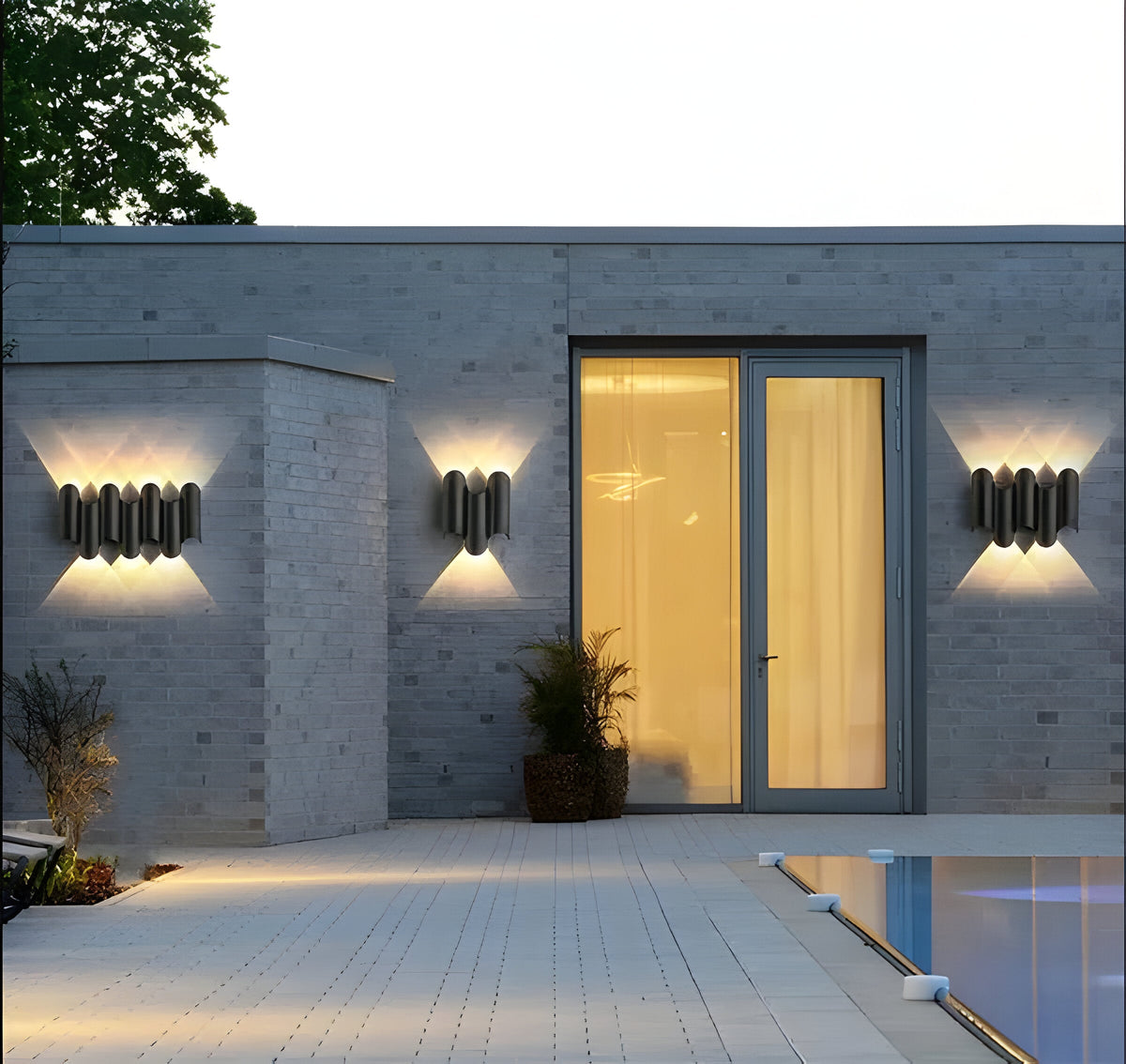 VerandaShine Light – Moderne wasserdichte Außenwandleuchte - Wandlampe
