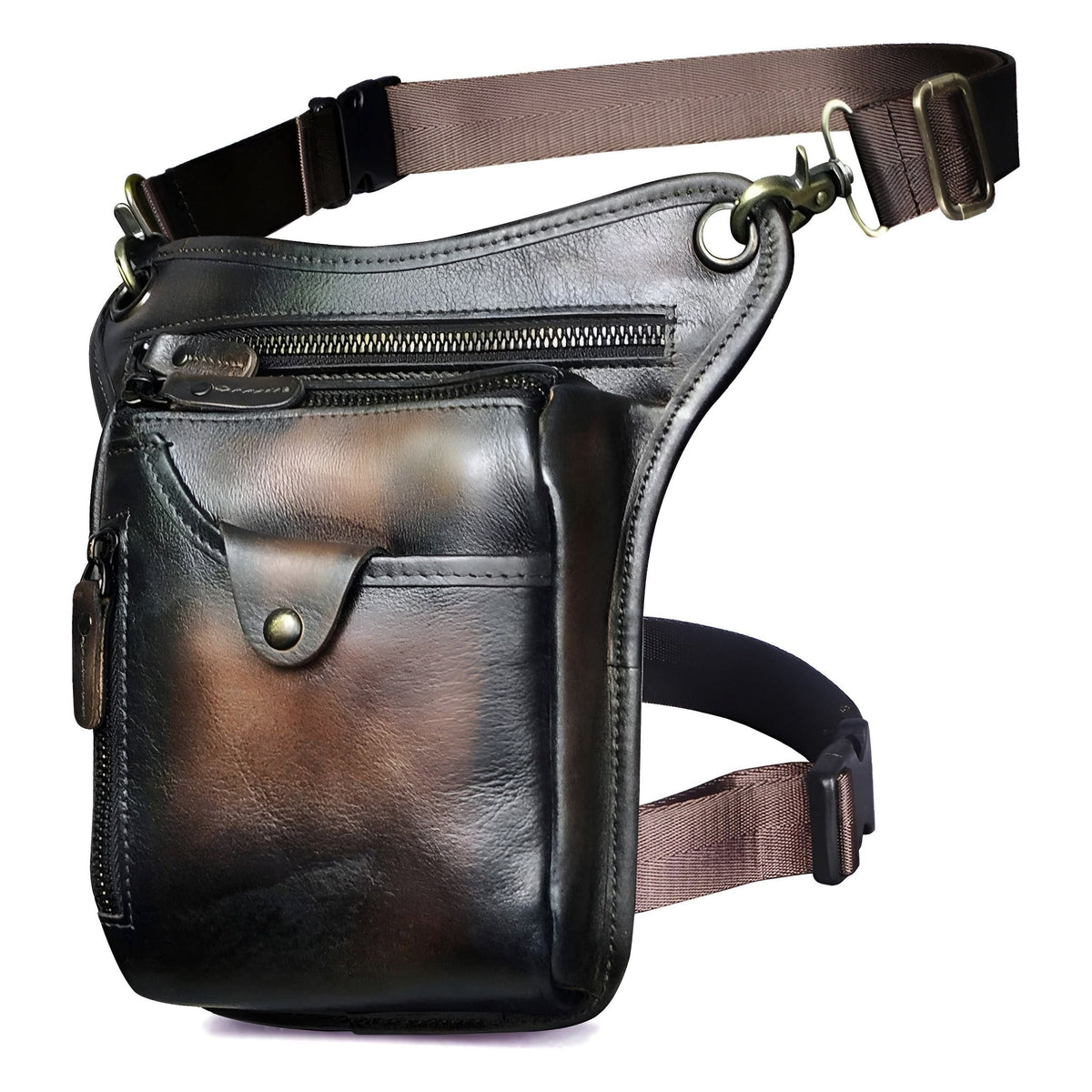 Verner Bag - Lässige Vegan Leder Gürteltasche für Herren - Handtasche
