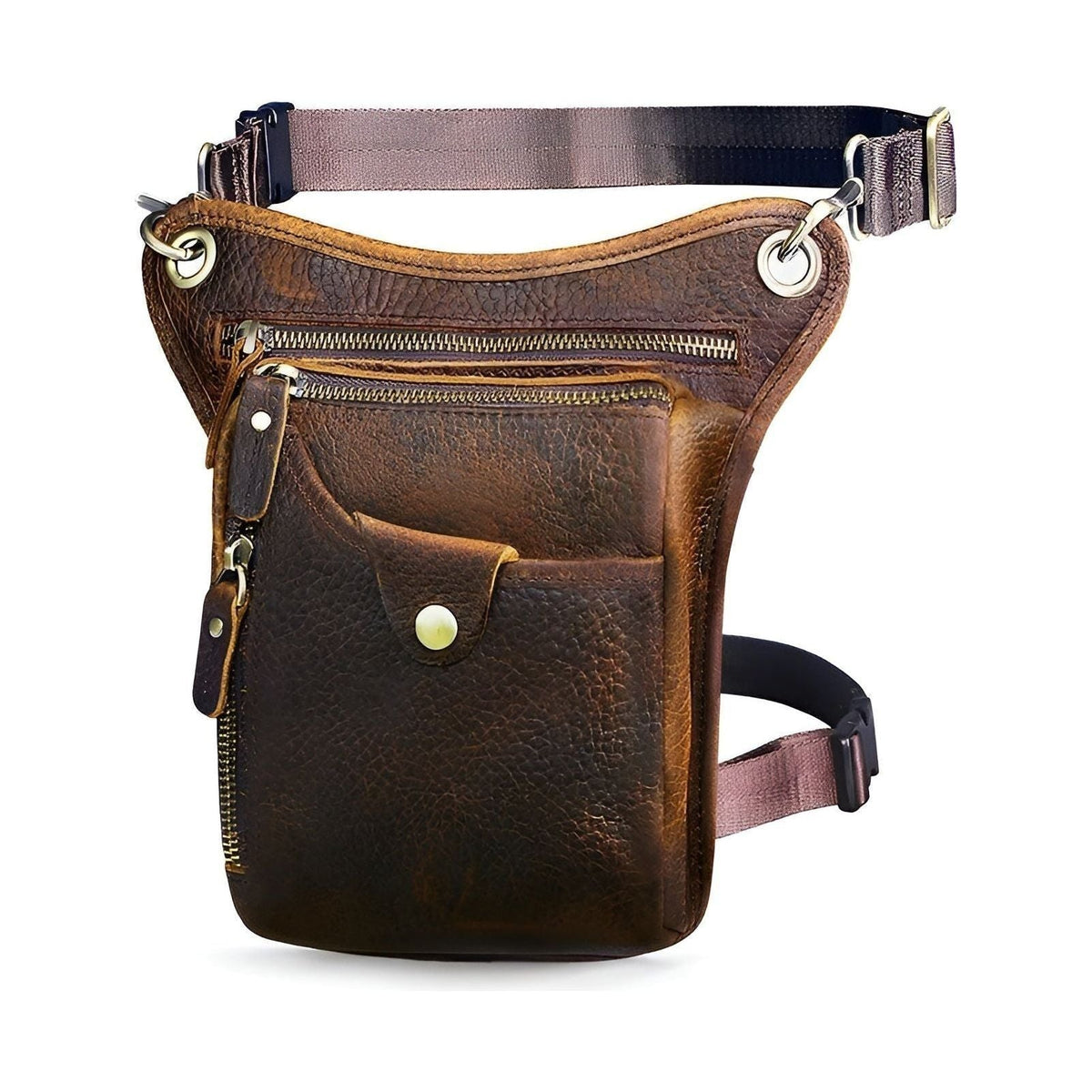 Verner Bag - Lässige Vegan Leder Gürteltasche für Herren - Handtasche