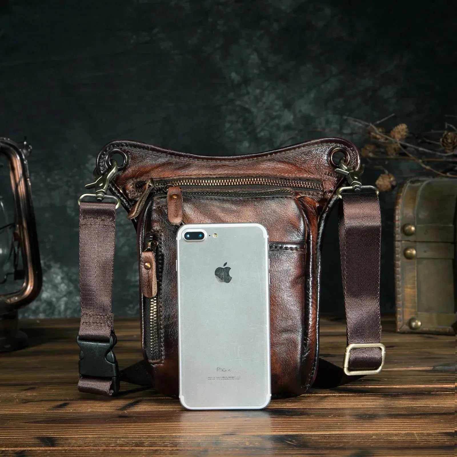 Verner Bag - Lässige Vegan Leder Gürteltasche für Herren - Handtasche