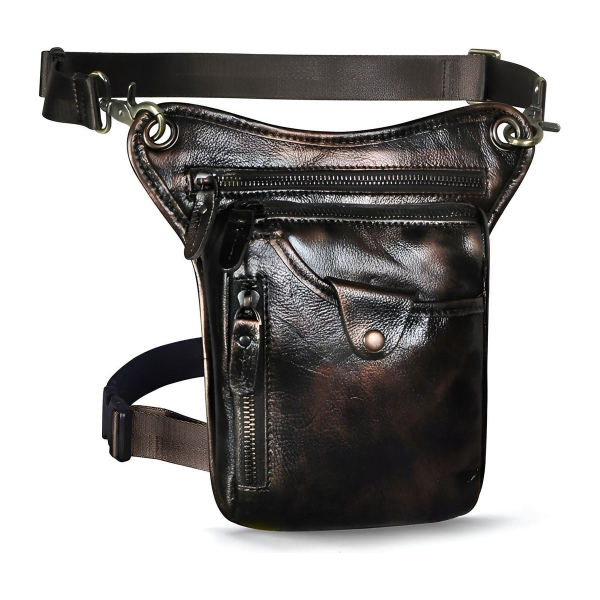 Verner Bag - Lässige Vegan Leder Gürteltasche für Herren - Handtasche