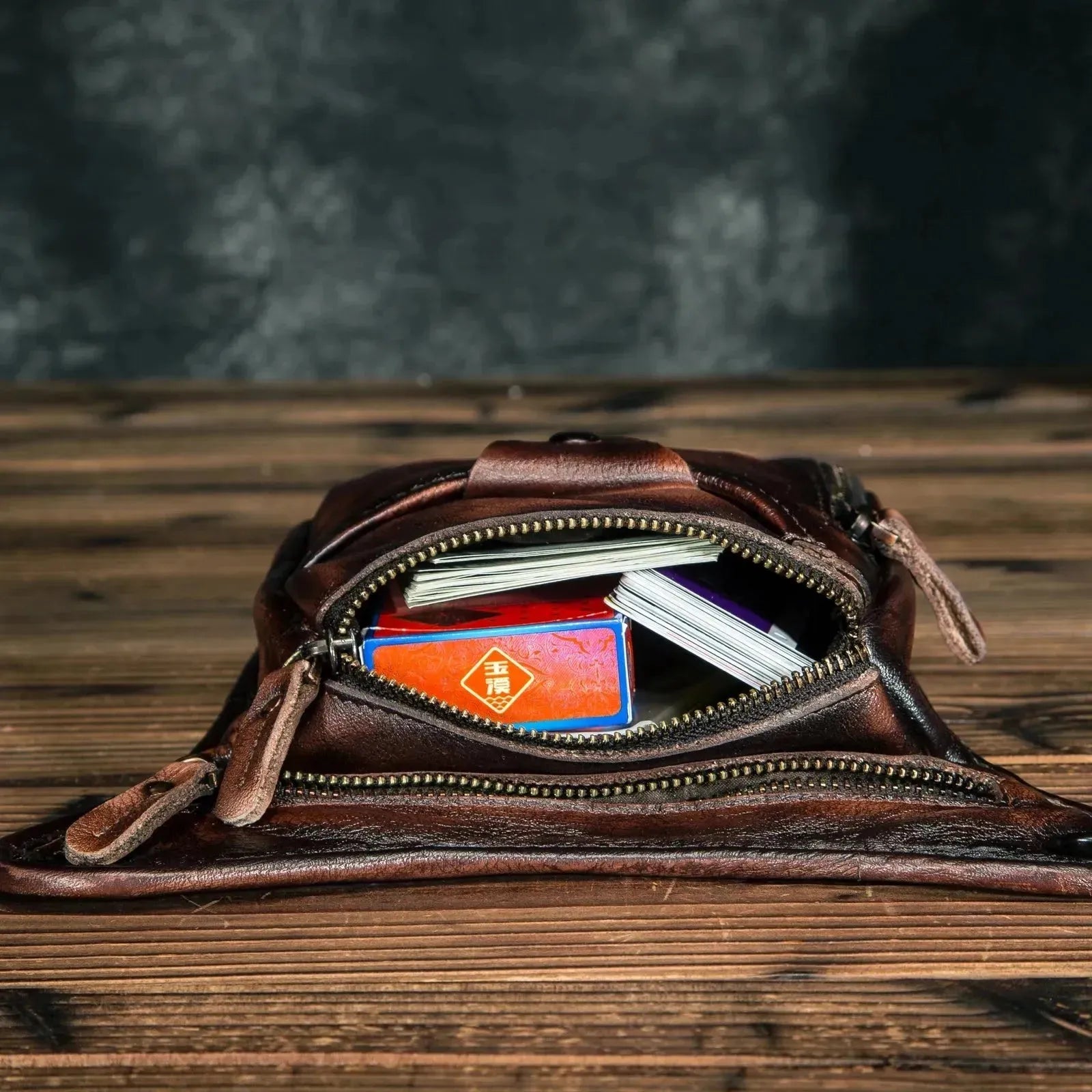 Verner Bag - Lässige Vegan Leder Gürteltasche für Herren - Handtasche