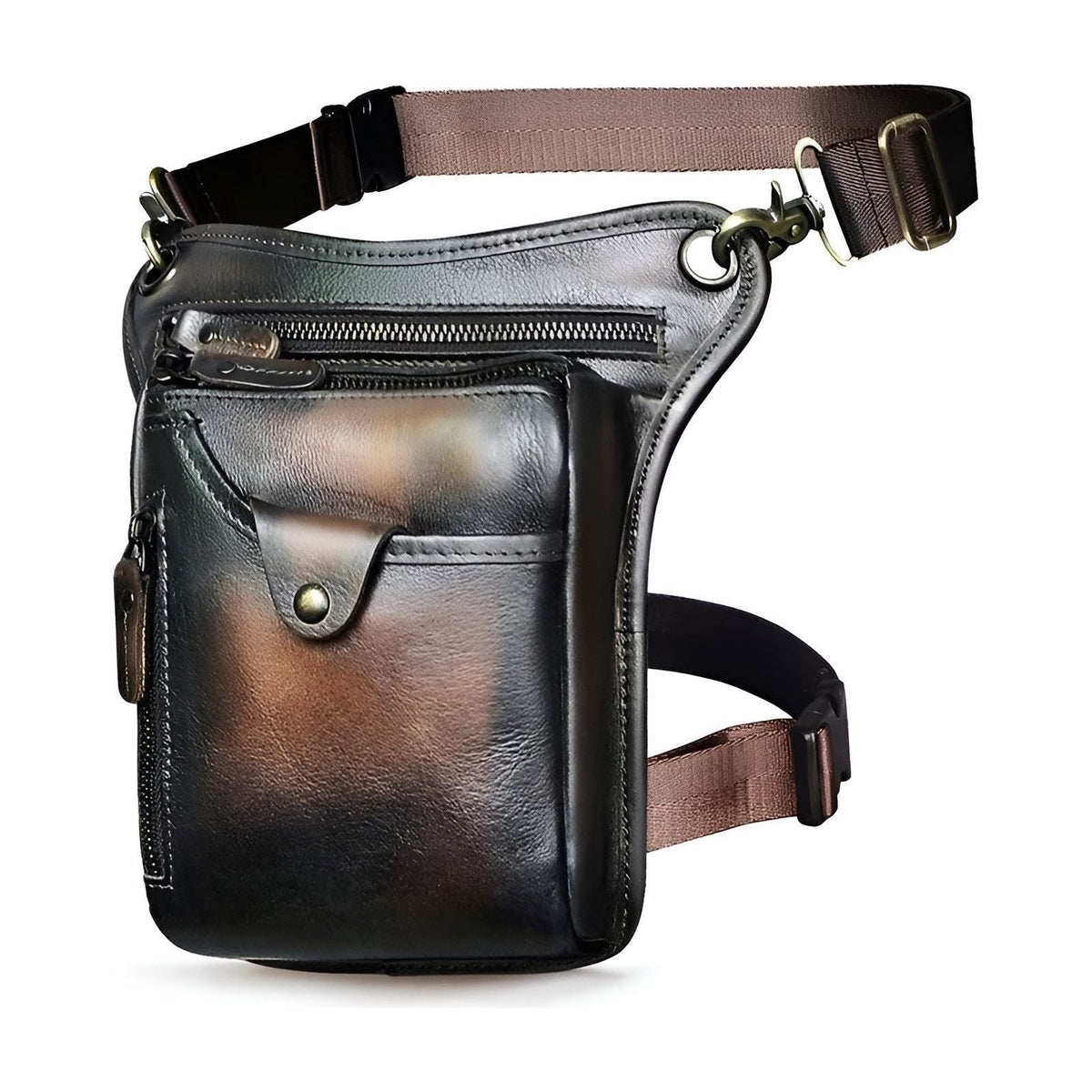 Verner Bag - Lässige Vegan Leder Gürteltasche für Herren - Handtasche