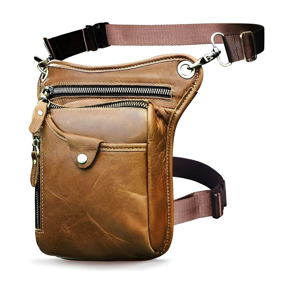 Verner Bag - Lässige Vegan Leder Gürteltasche für Herren - Handtasche