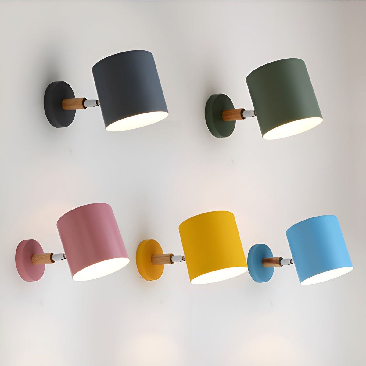 Verstellbare Wandleuchte im Skandinavischen Pastelldesign - Wandleuchten
