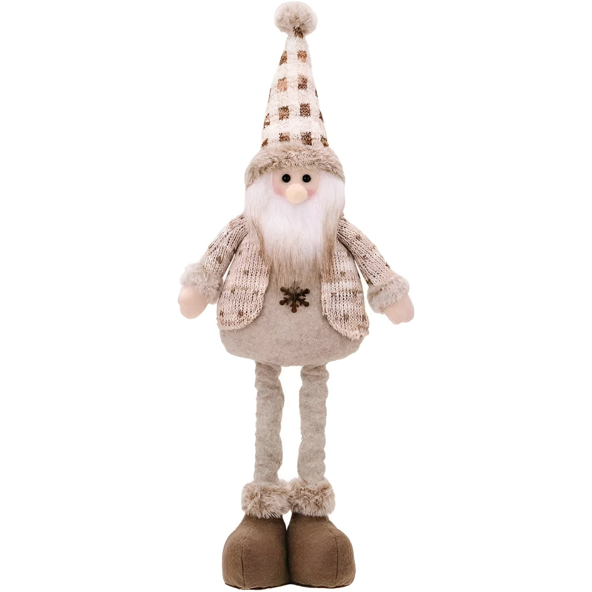 Verstellbare Weihnachtsfiguren – Niedliche Plüschdekoration | Weihnachtsmann Schneemann & Rentier für Zuhause - Skulptur