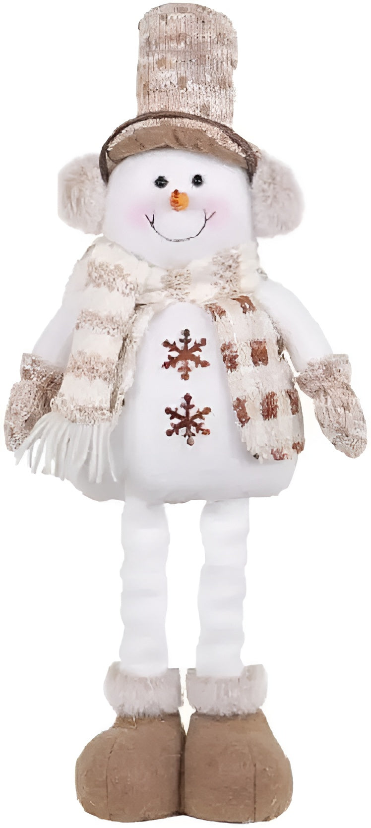 Verstellbare Weihnachtsfiguren – Niedliche Plüschdekoration | Weihnachtsmann Schneemann & Rentier für Zuhause - B