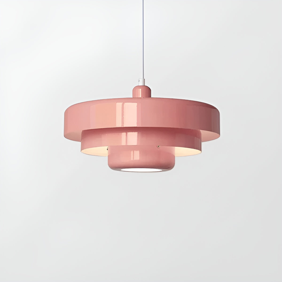 Vintage Deckenleuchte mit LED – Warmes Gemütliches Licht | Dekorativ fürs Heim - Rosa / Warmweiß - Deckenleuchte