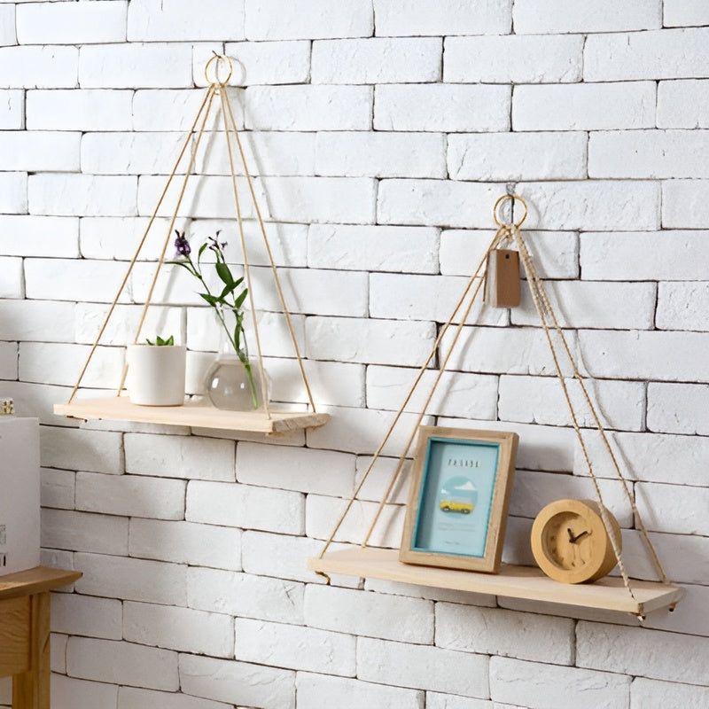 Chic SwingShelf - Minimalistisches Multifunktionales Hängendes Wandregal - Elegare