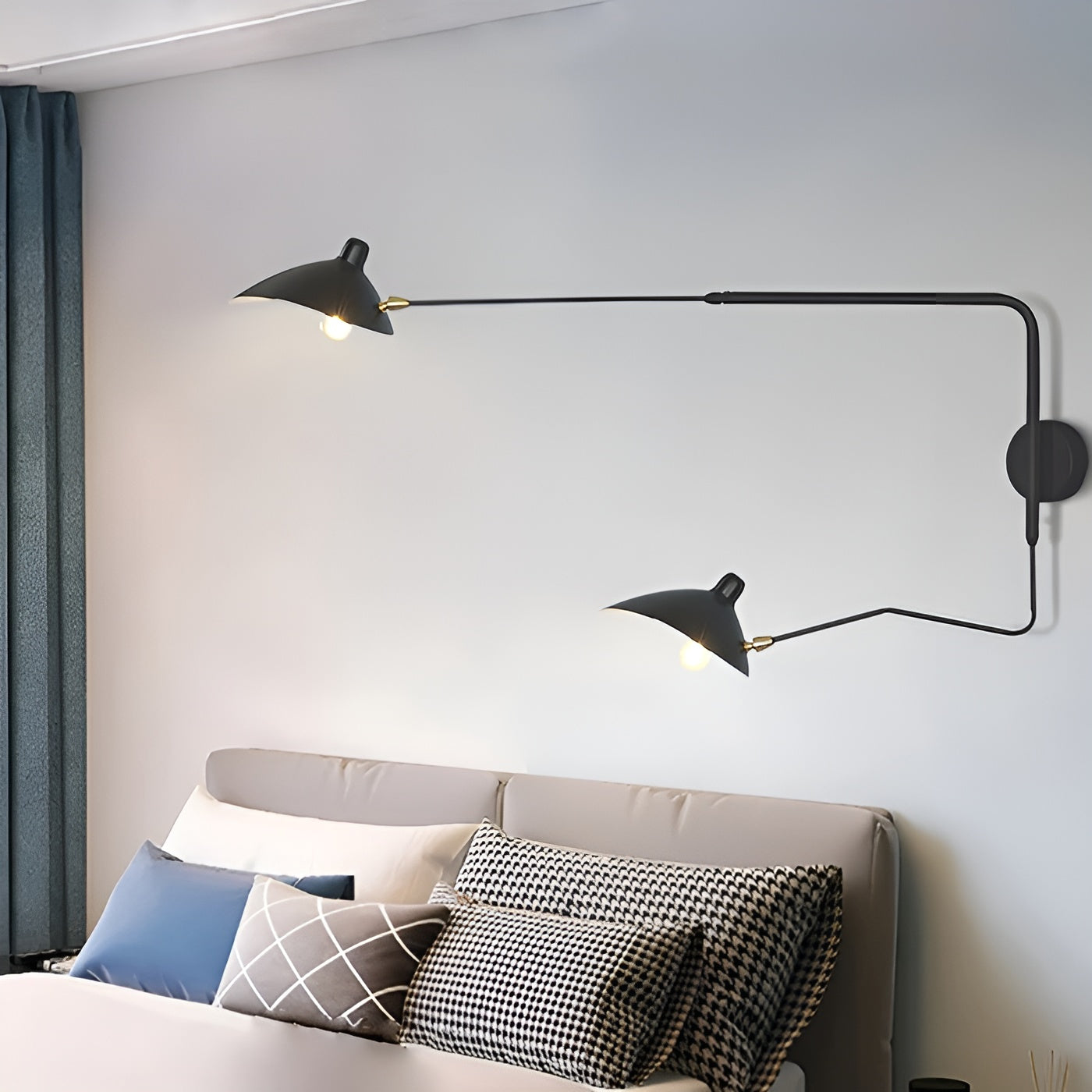 Wandleuchte mit Schwenkarm – Elegantes Zeitloses Design für Schlafzimmer & Büro - Wandlampe