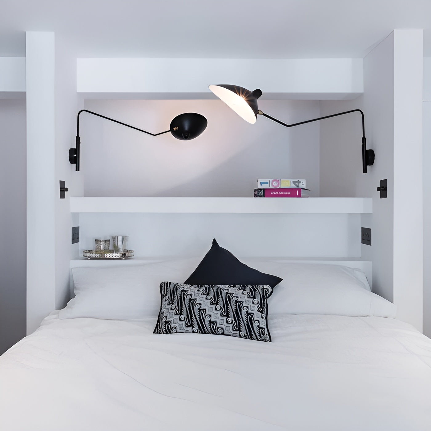 Wandleuchte mit Schwenkarm – Elegantes Zeitloses Design für Schlafzimmer & Büro - Wandlampe