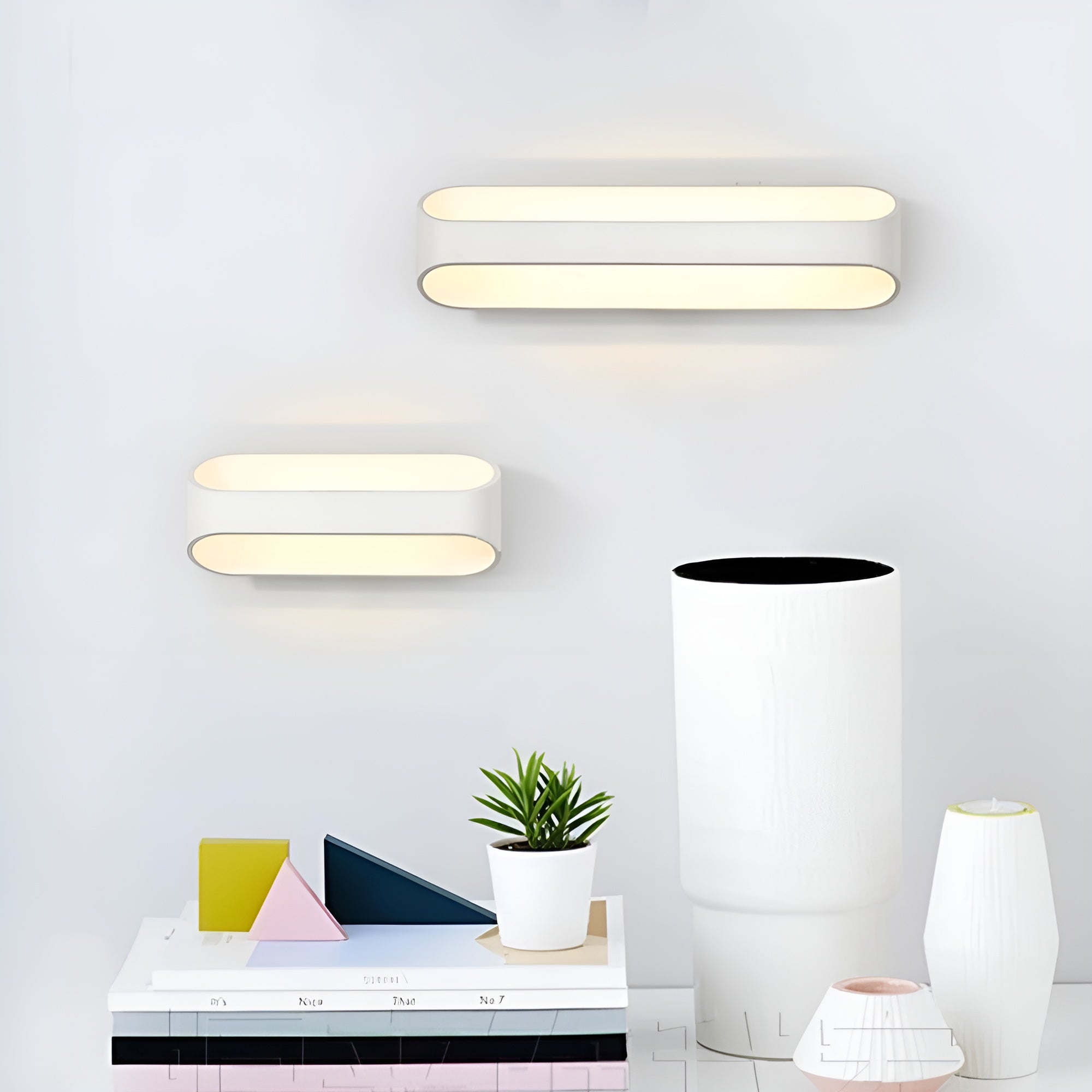 Wandleuchte mit Warmem Licht – Moderne LED Beleuchtung | Ideal für Wohnzimmer & Schlafzimmer - Wandlampe