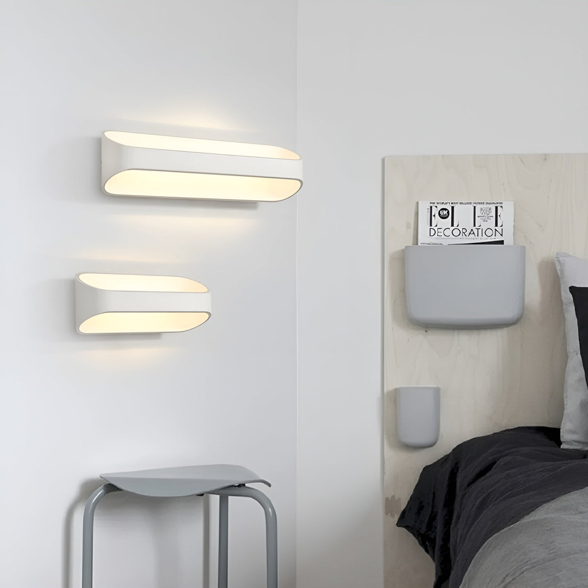 Wandleuchte mit Warmem Licht – Moderne LED Beleuchtung | Ideal für Wohnzimmer & Schlafzimmer - Wandlampe