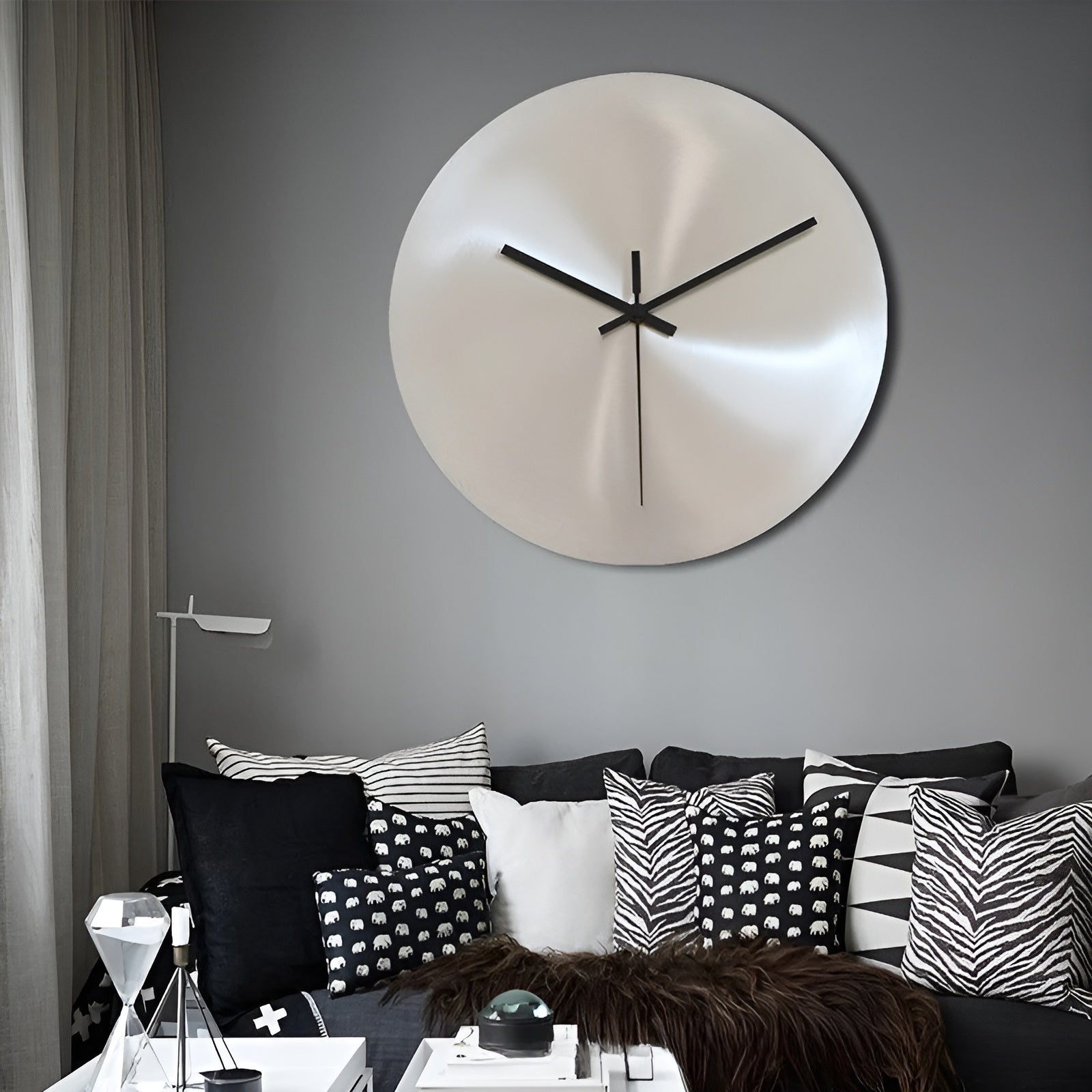 Wanduhr – Stilvolles und Dekoratives Design | Perfekt für Wohnzimmer und Büro - Wanduhr