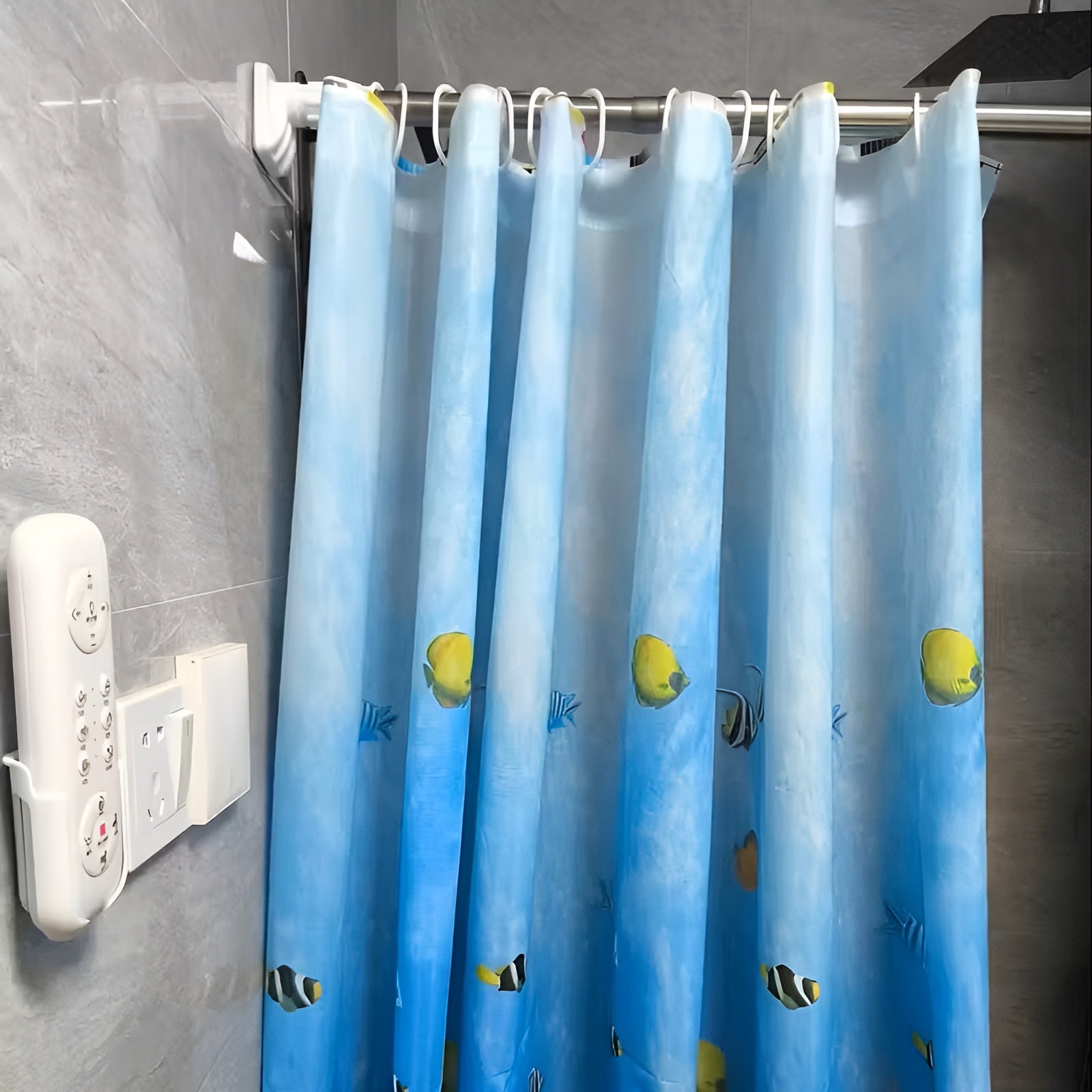 Wasserabweisender Duschvorhang aus PEVA – Hochwertig und Langlebig | Für Badewanne und Dusche - Vorhang