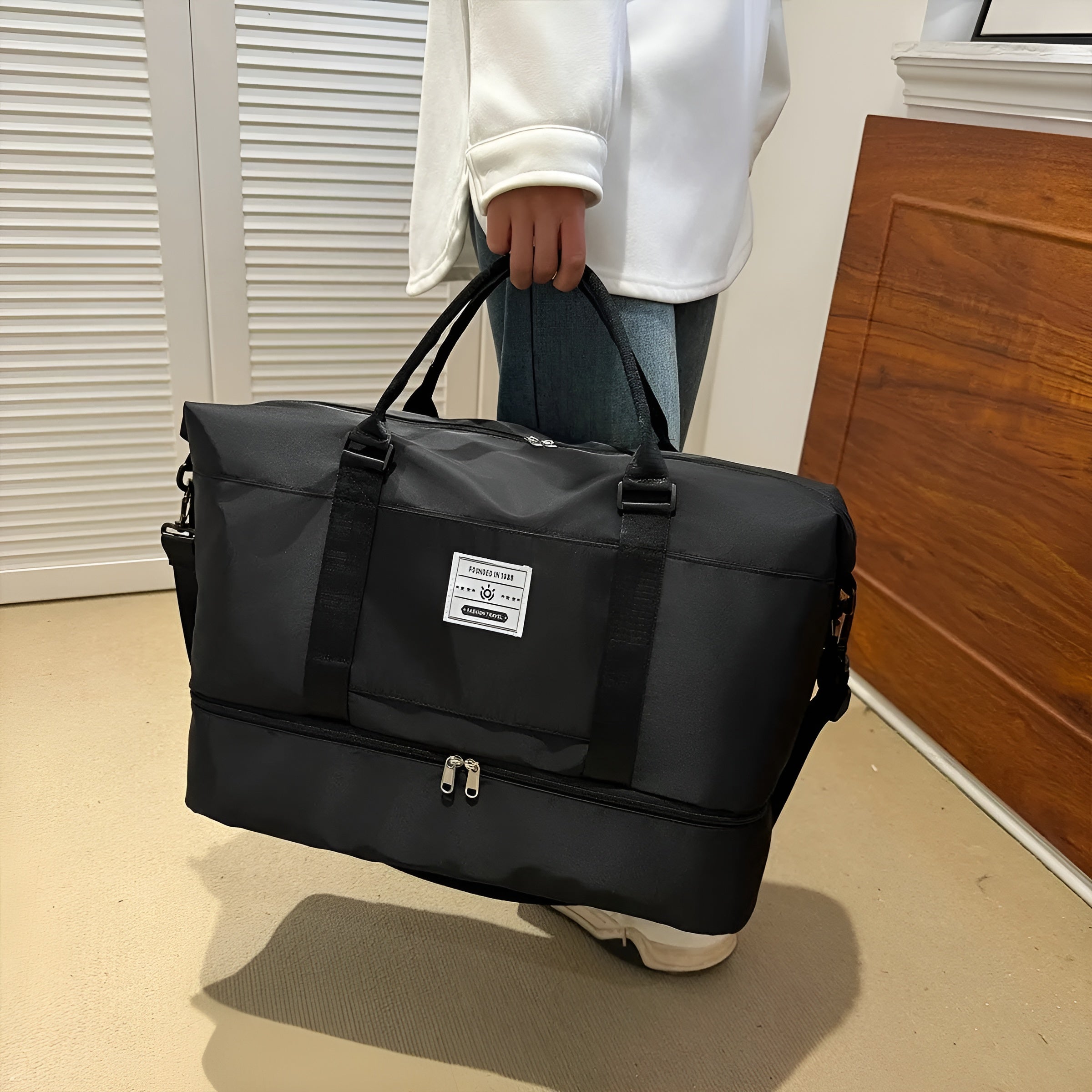 Wasserdichte Reisetasche – Geräumiges Design mit mehreren Aufbewahrungsfächern - Reisetasche