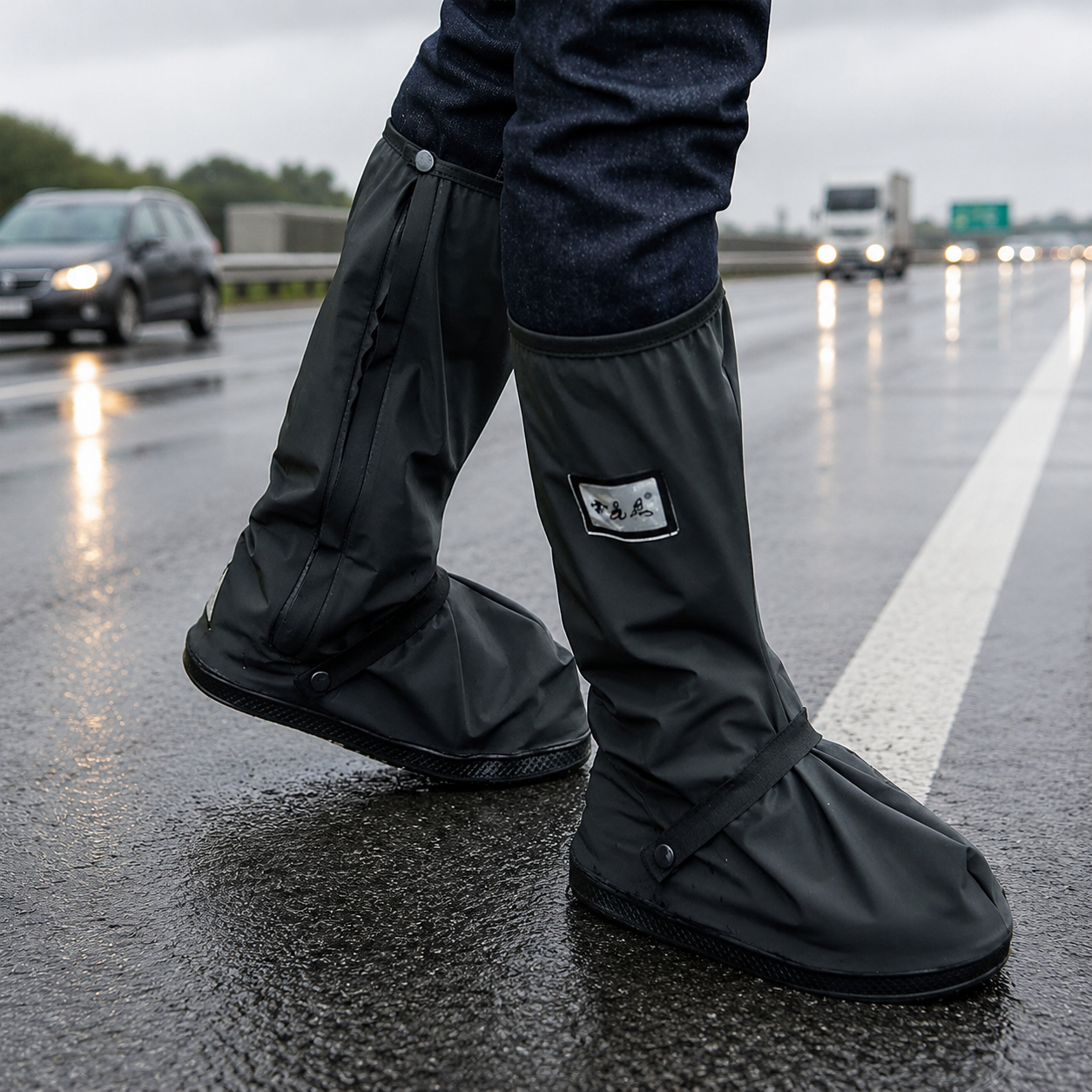 Wasserdichte Überschuhe – Regenschutz für Schuhe beim Radfahren Wandern & Outdoor - Überschuhe