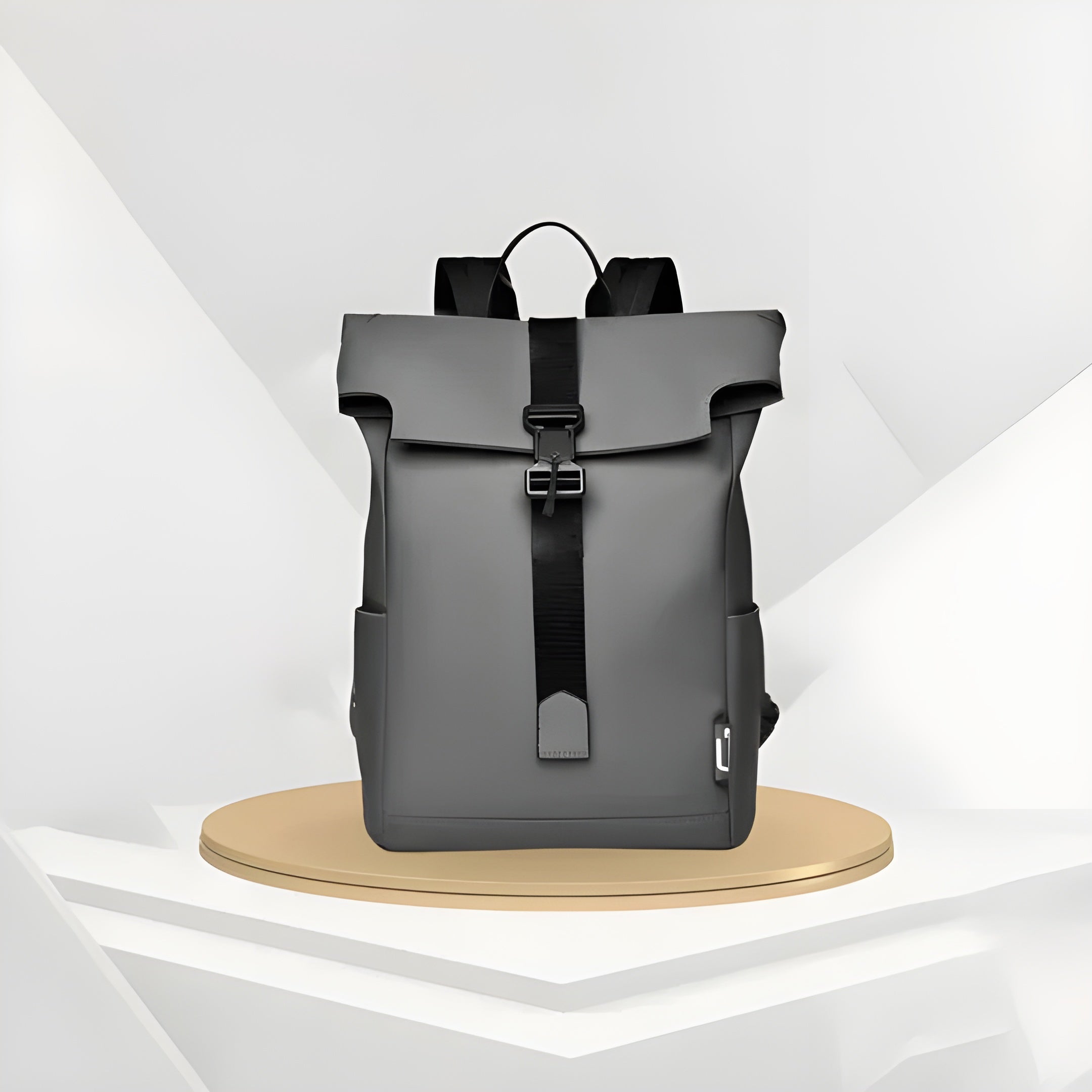 Wasserdichter Laptop-Rucksack für Reisen & Pendler – Leicht Geräumig mit USB-Anschluss - Grau - Rucksack