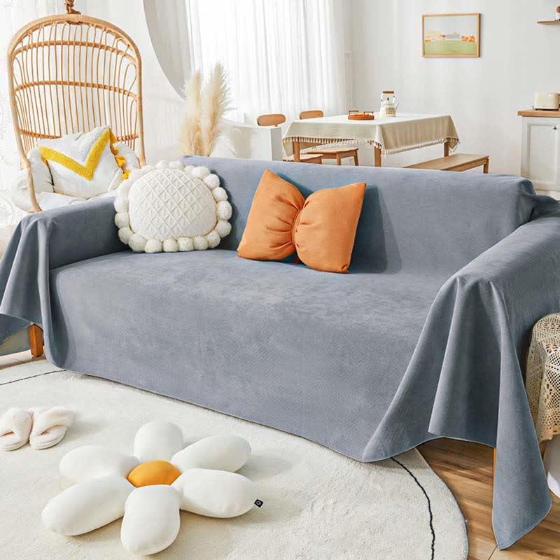 Wasserdichter Sofaschutz aus Chenille – für Hund und Haustier - Dunkelgrau / 90 x 160 cm - Sofaschutz