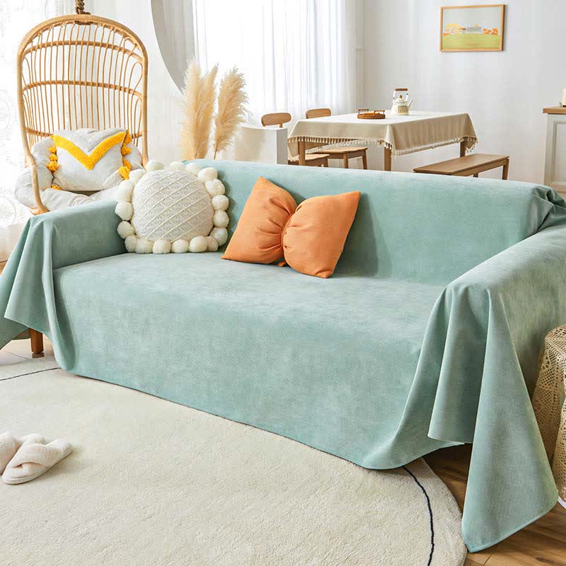 Wasserdichter Sofaschutz aus Chenille – für Hund und Haustier - Grün / 90 x 160 cm - Sofaschutz