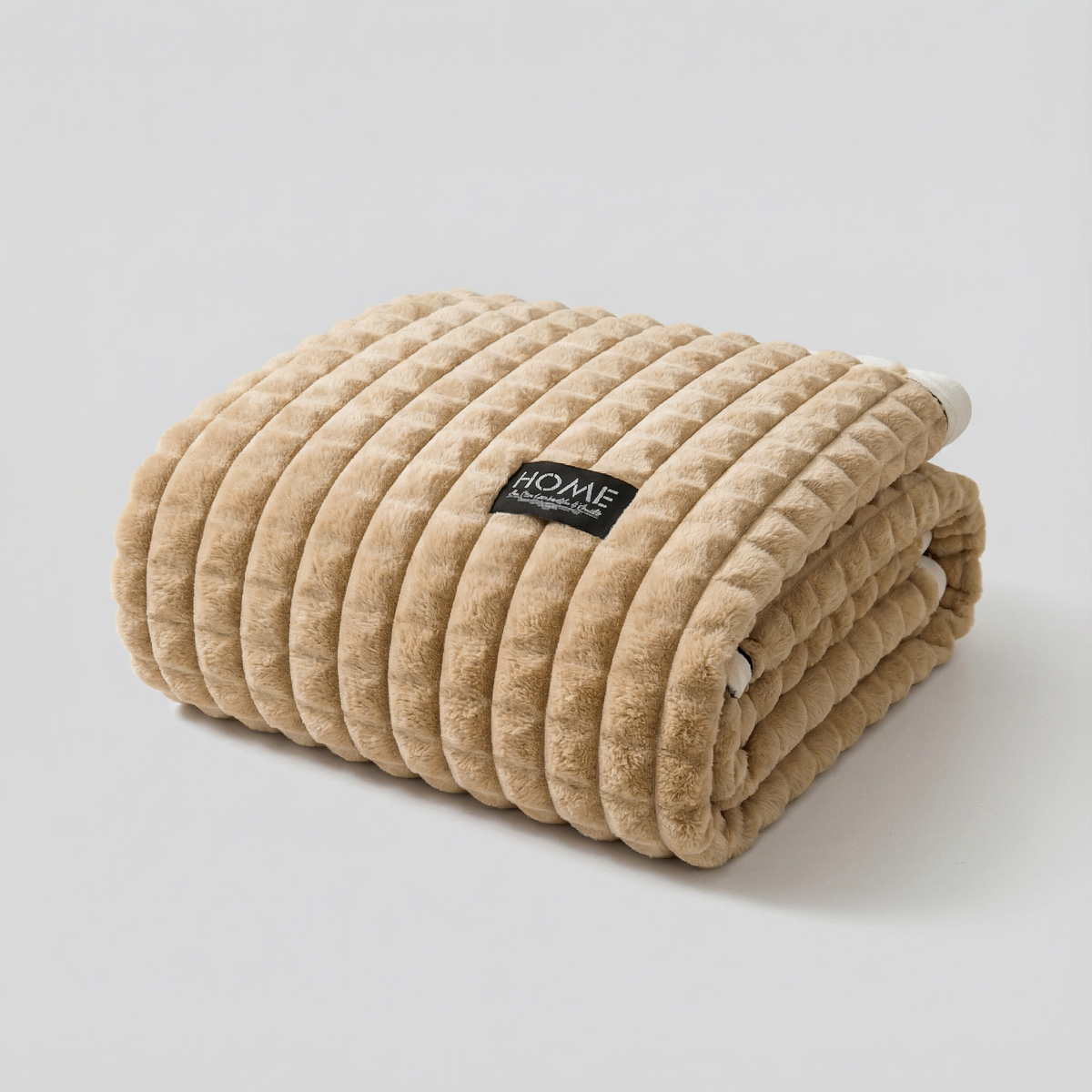 Weiche Fleece-Kuscheldecke aus Baumwolle und Polyester – warmes Plaid - Decken und Plaids