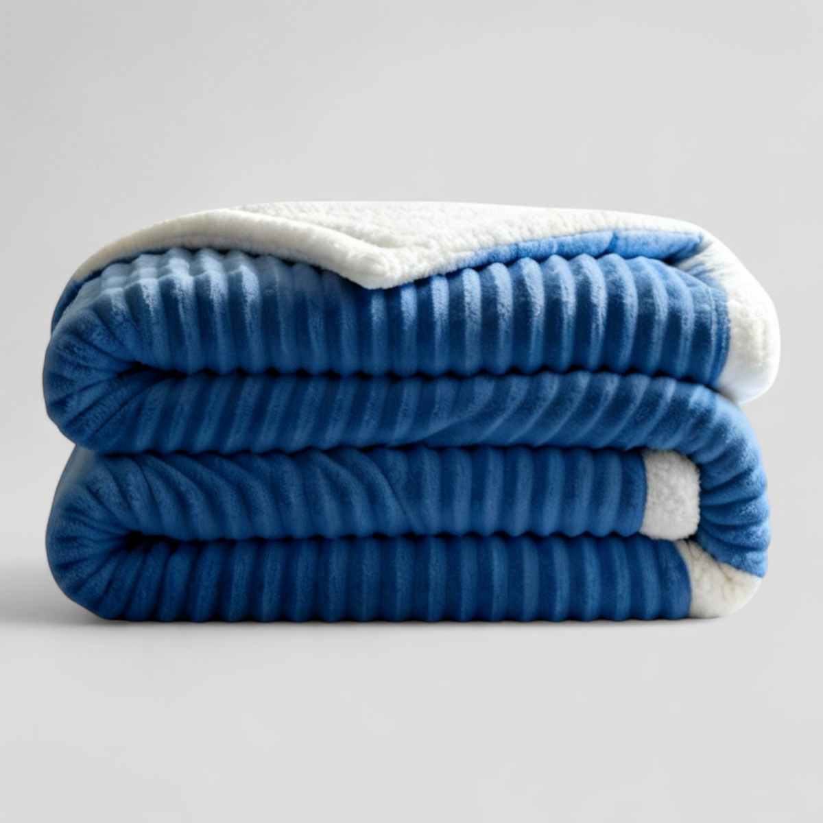 Weiche Fleece Kuscheldecke für die Sofa – mehrere Größen - Blau / 1,0x1,5 m Kindergröße - Decken und Plaids