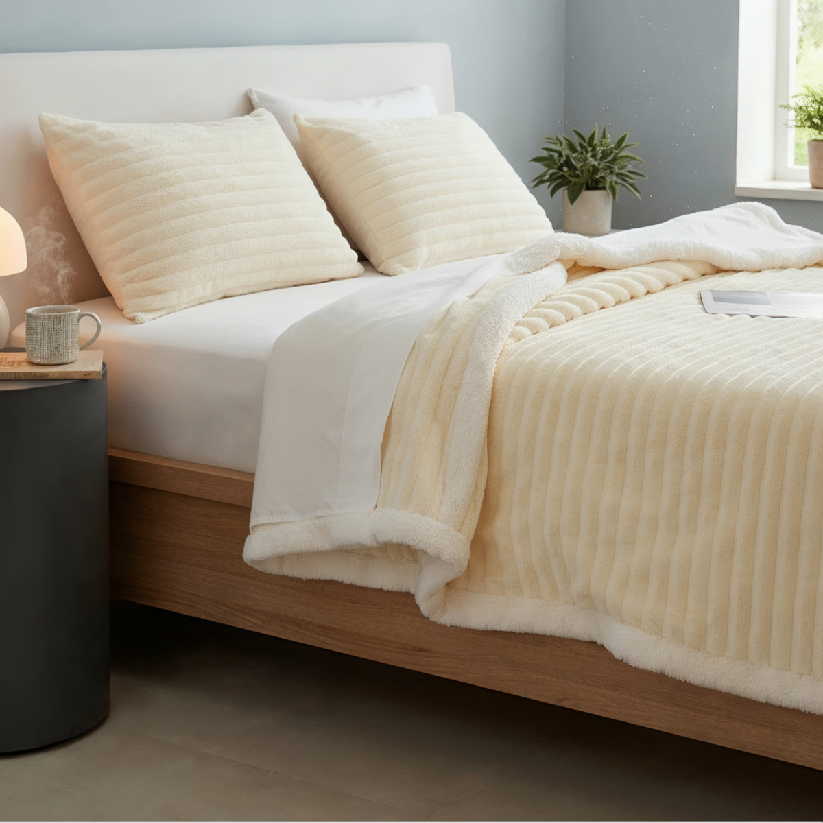 Weiche Fleece Kuscheldecke für die Sofa – mehrere Größen - Decken und Plaids