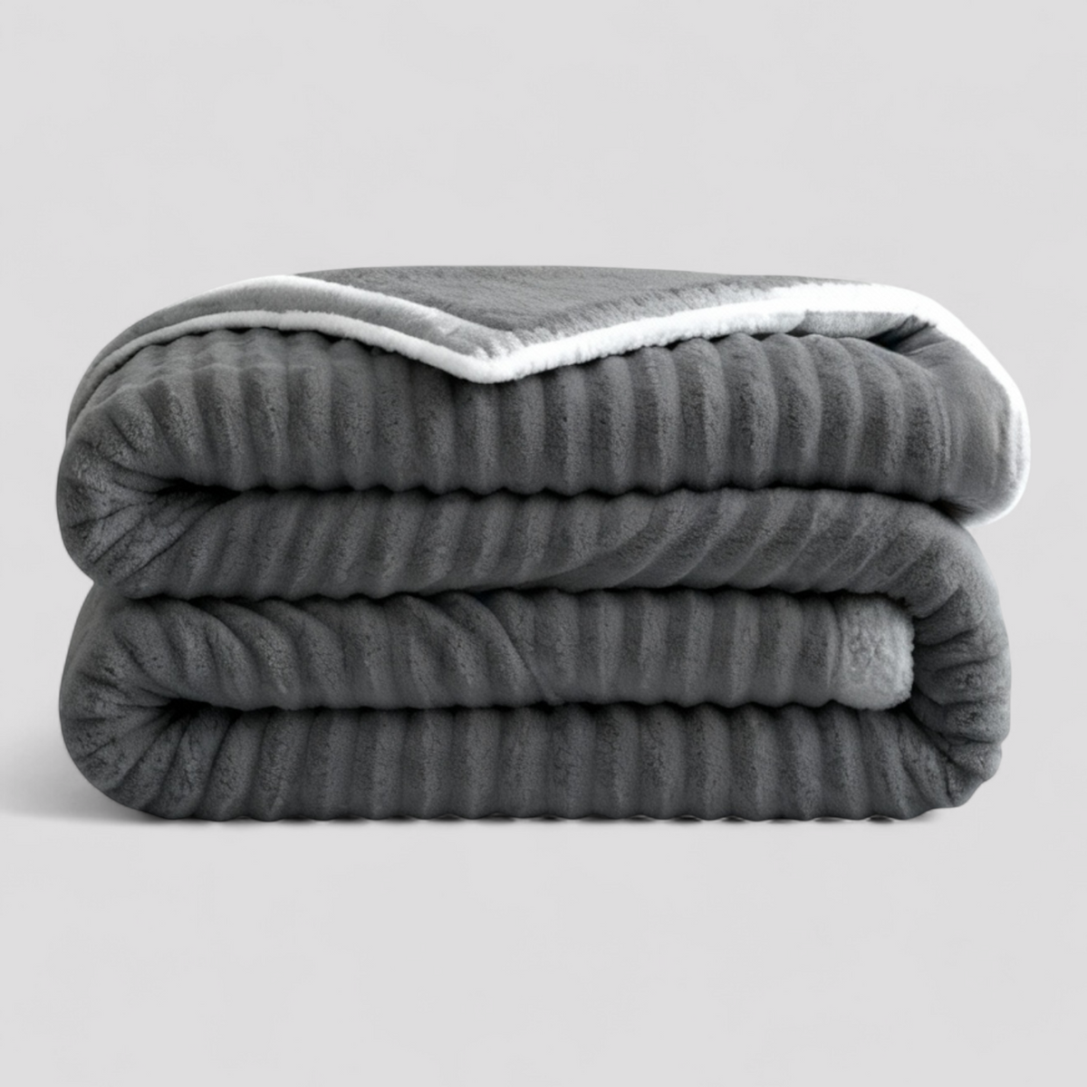Weiche Fleece Kuscheldecke für die Sofa – mehrere Größen - Grau / 1,0x1,5 m Kindergröße - Decken und Plaids