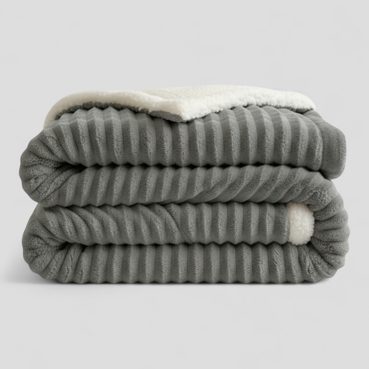 Weiche Fleece Kuscheldecke für die Sofa – mehrere Größen - Hellgrau / 1,0x1,5 m Kindergröße - Decken und Plaids