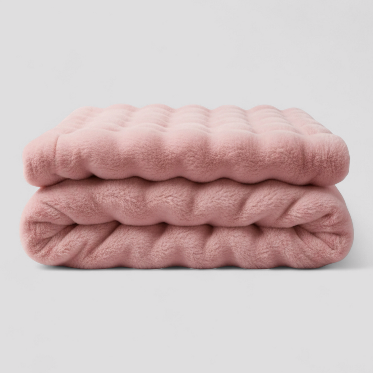 Weiche Fleecedecke – warme Kuscheldecke für Sofa Bett und Gästezimmer - Rosa / 127x152 cm - Decken und Plaids