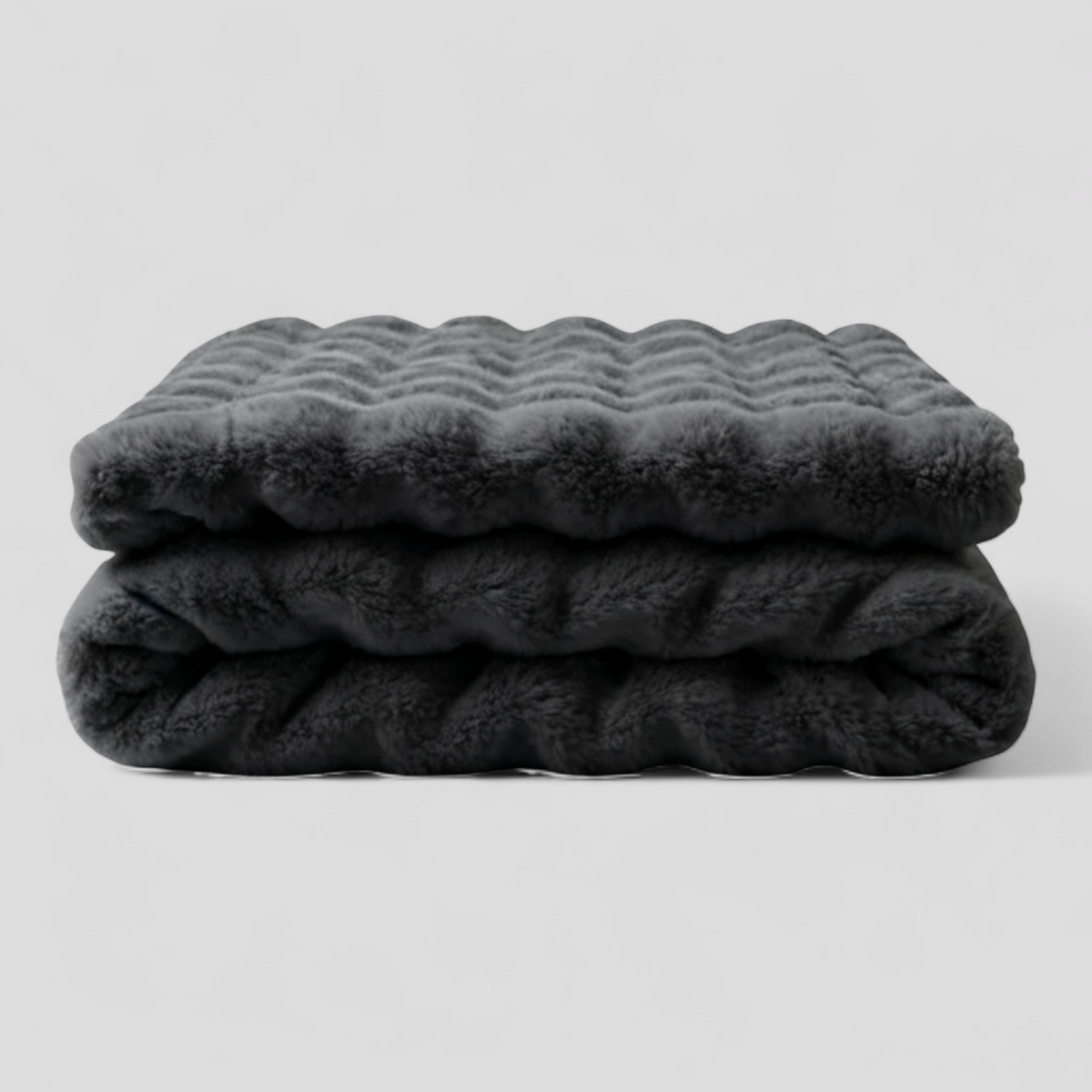 Weiche Fleecedecke – warme Kuscheldecke für Sofa Bett und Gästezimmer - Schwarz / 127x152 cm - Decken und Plaids