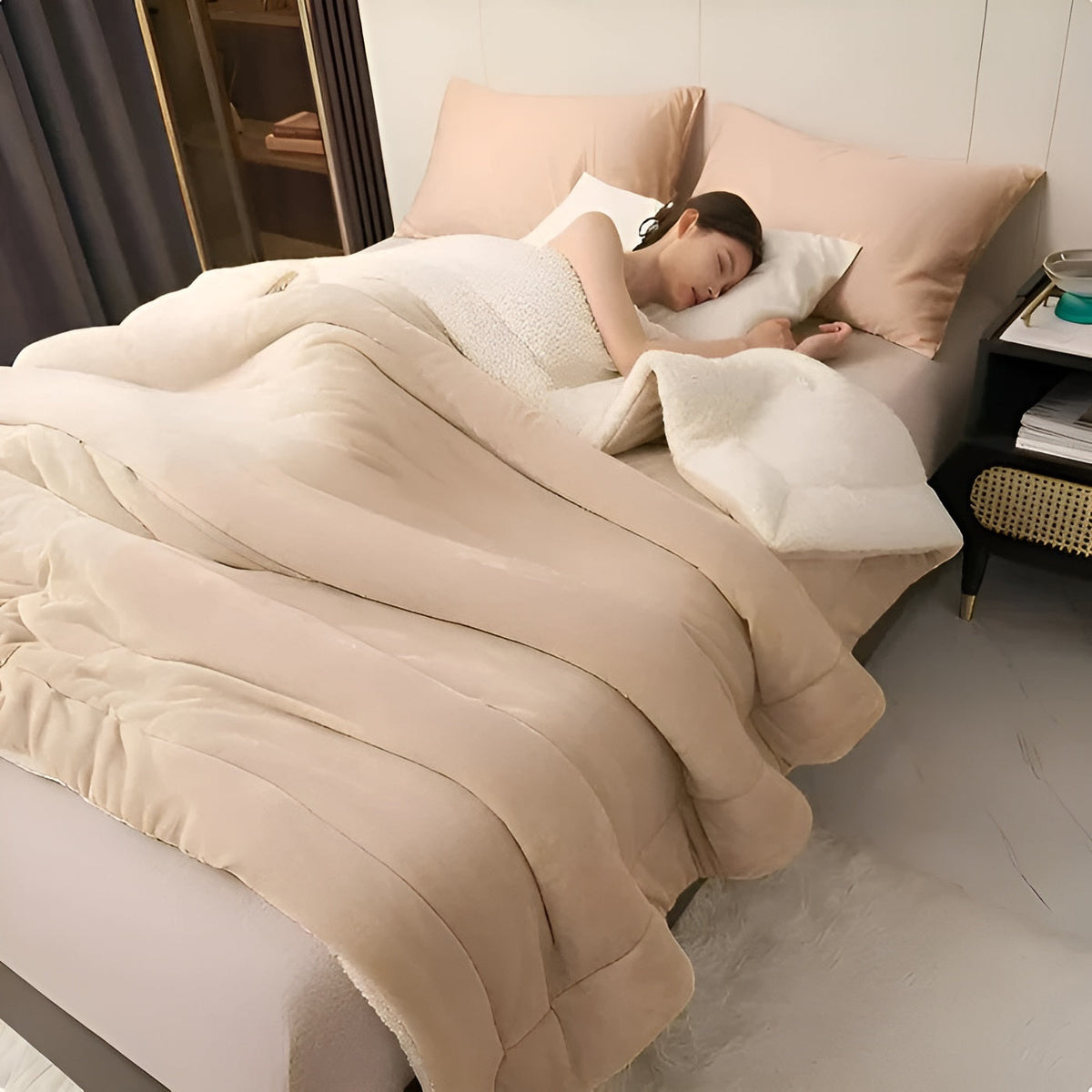 Weiches Fleeceplaid – Luksuriös und Warm | Perfekt für Schlafzimmer - Decke