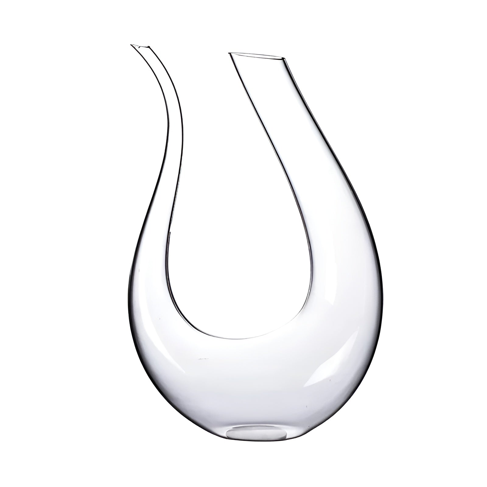 Weindekanter mit Belüfter - Mundgeblasen & Stilvoll - 1500 ml für Bar & Zuhause - Bleifreies Glas - Dekanter