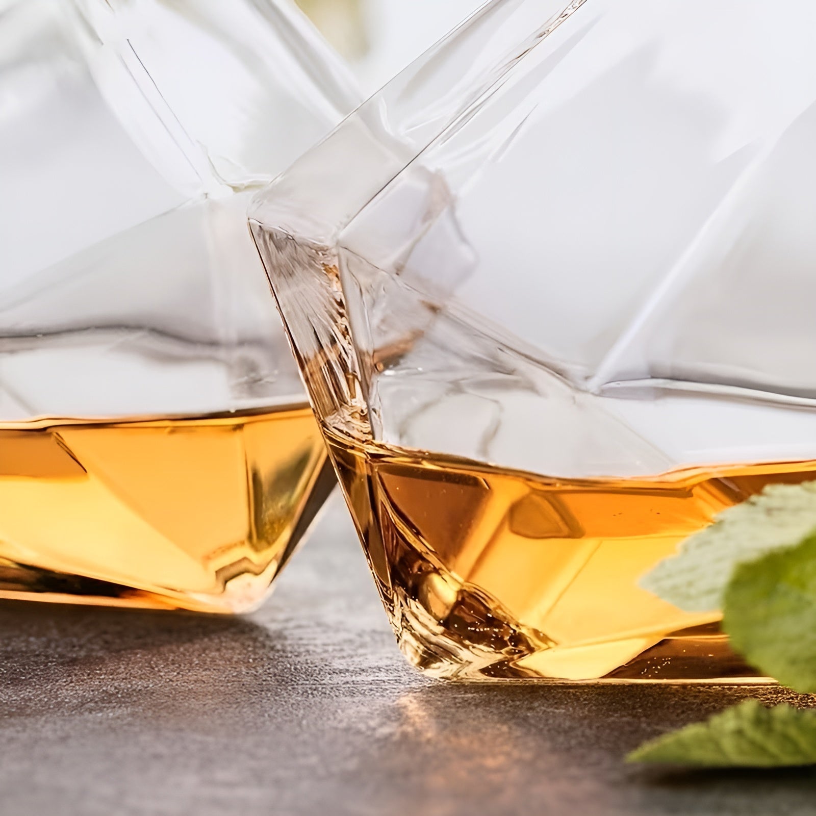 Whiskygläser-Set (4–6 Stück) – Elegantes Diamant-Design ohne Stiel | Perfekt für Whisky Wein & Cocktails - Whiskyglas