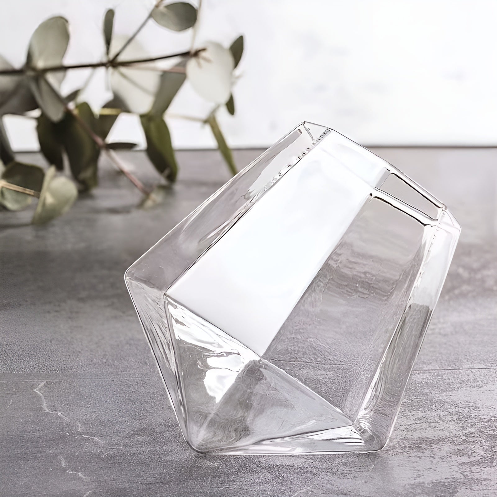 Whiskygläser-Set (4–6 Stück) – Elegantes Diamant-Design ohne Stiel | Perfekt für Whisky Wein & Cocktails - Whiskyglas