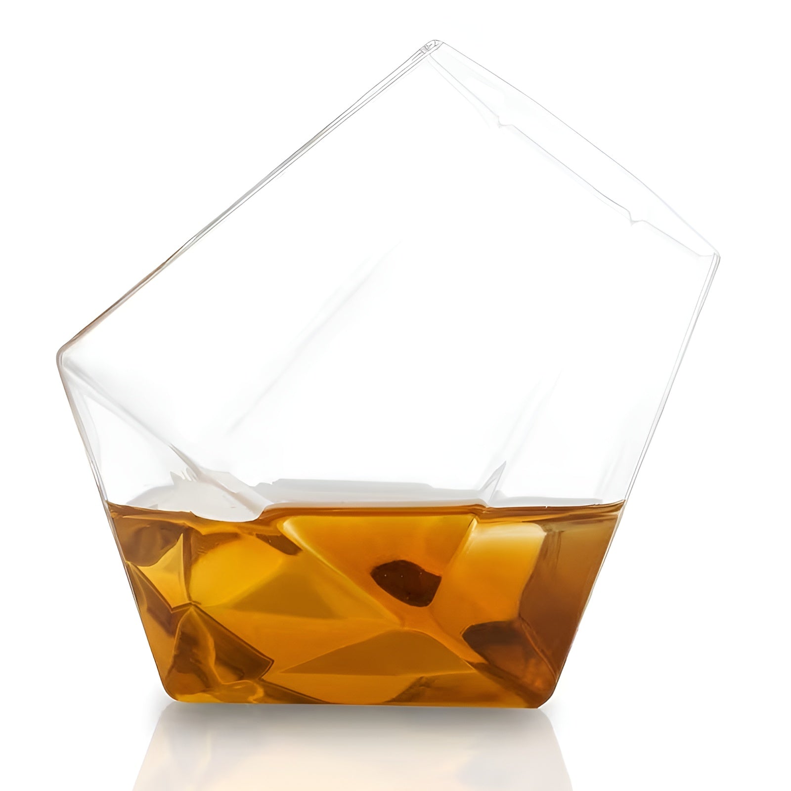 Whiskygläser-Set (4–6 Stück) – Elegantes Diamant-Design ohne Stiel | Perfekt für Whisky Wein & Cocktails - Whiskyglas