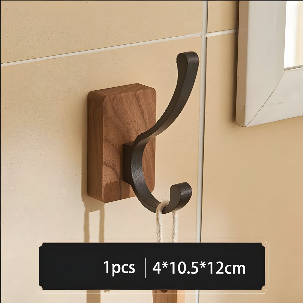 WoodenGrip Hook - Wandhaken aus Holz im Nordischen Stil - C-1PCS - Wandhaken