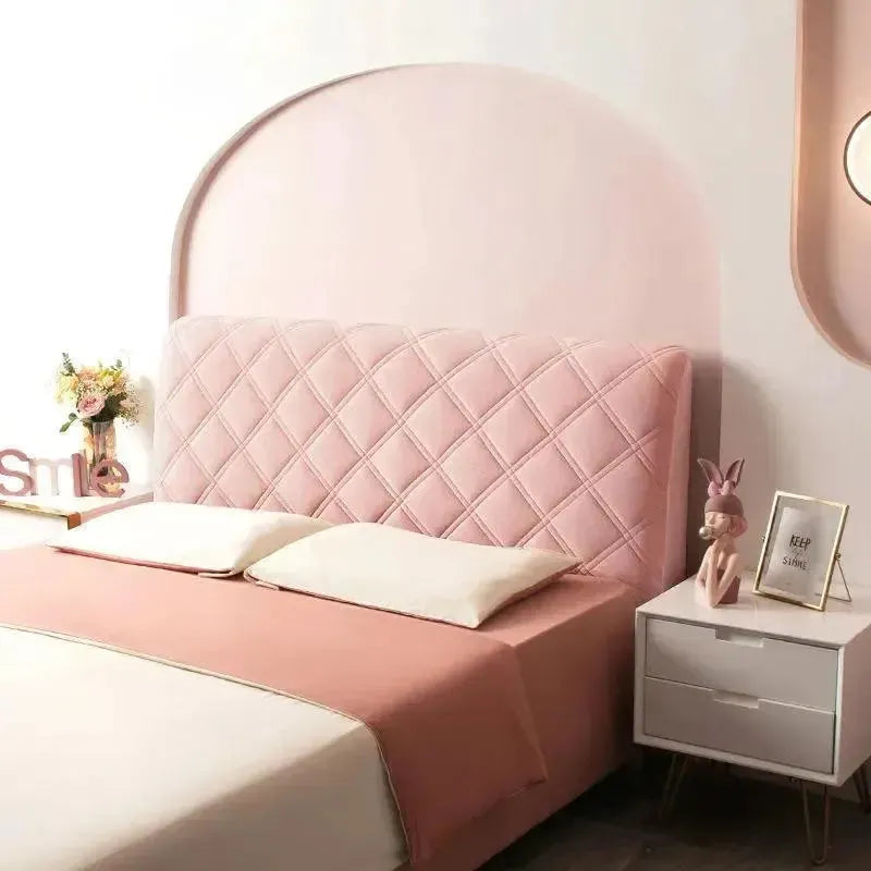 Wovi - Superweicher gesteppter Bettkopfteilbezug - B160 x H70cm / Rosa - Bettwäsche-Set