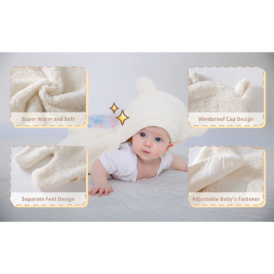 Cuddle Cloud - Kuschelige Baby-Wickeldecke - Elegare